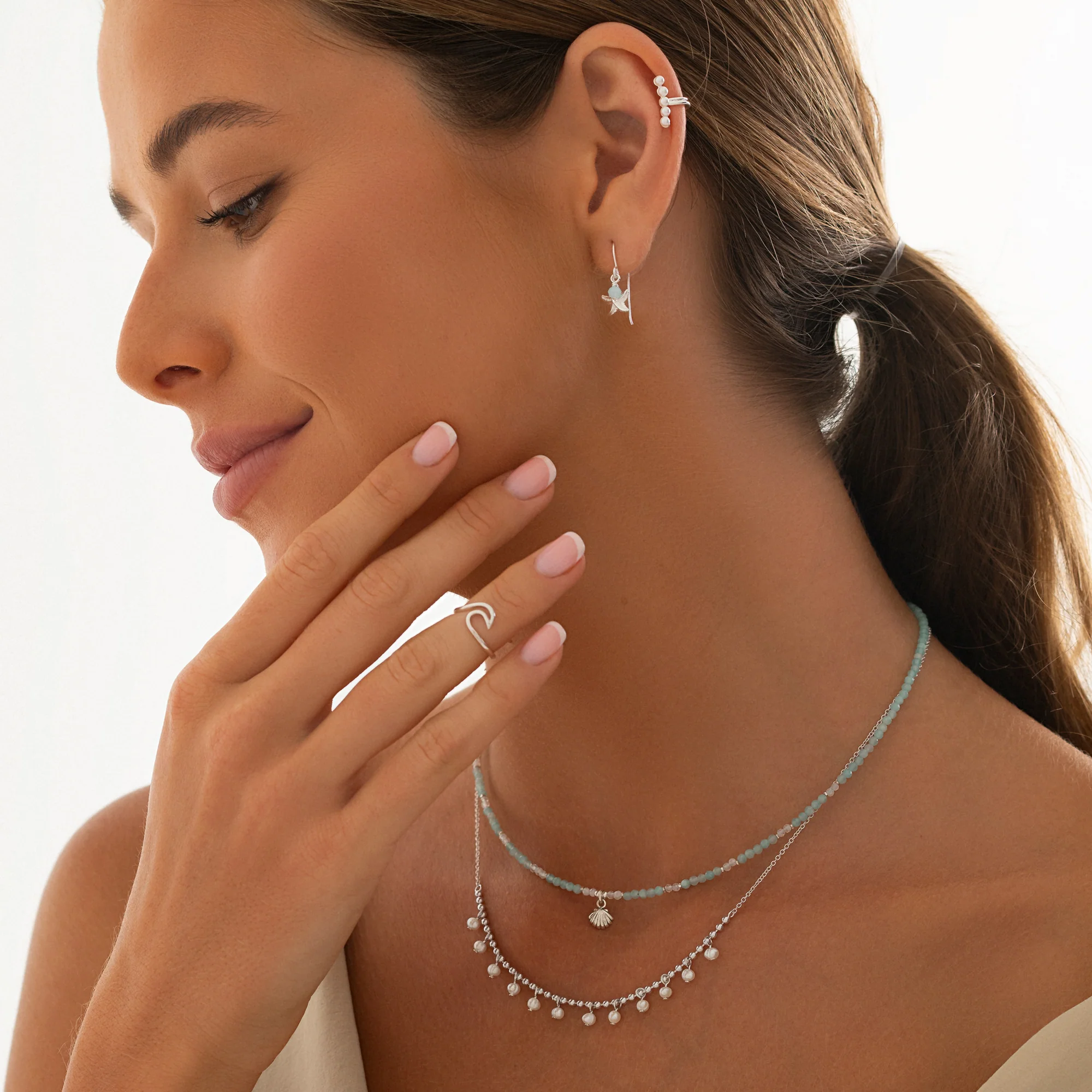 Amazonite Shores Earrings - Image 3