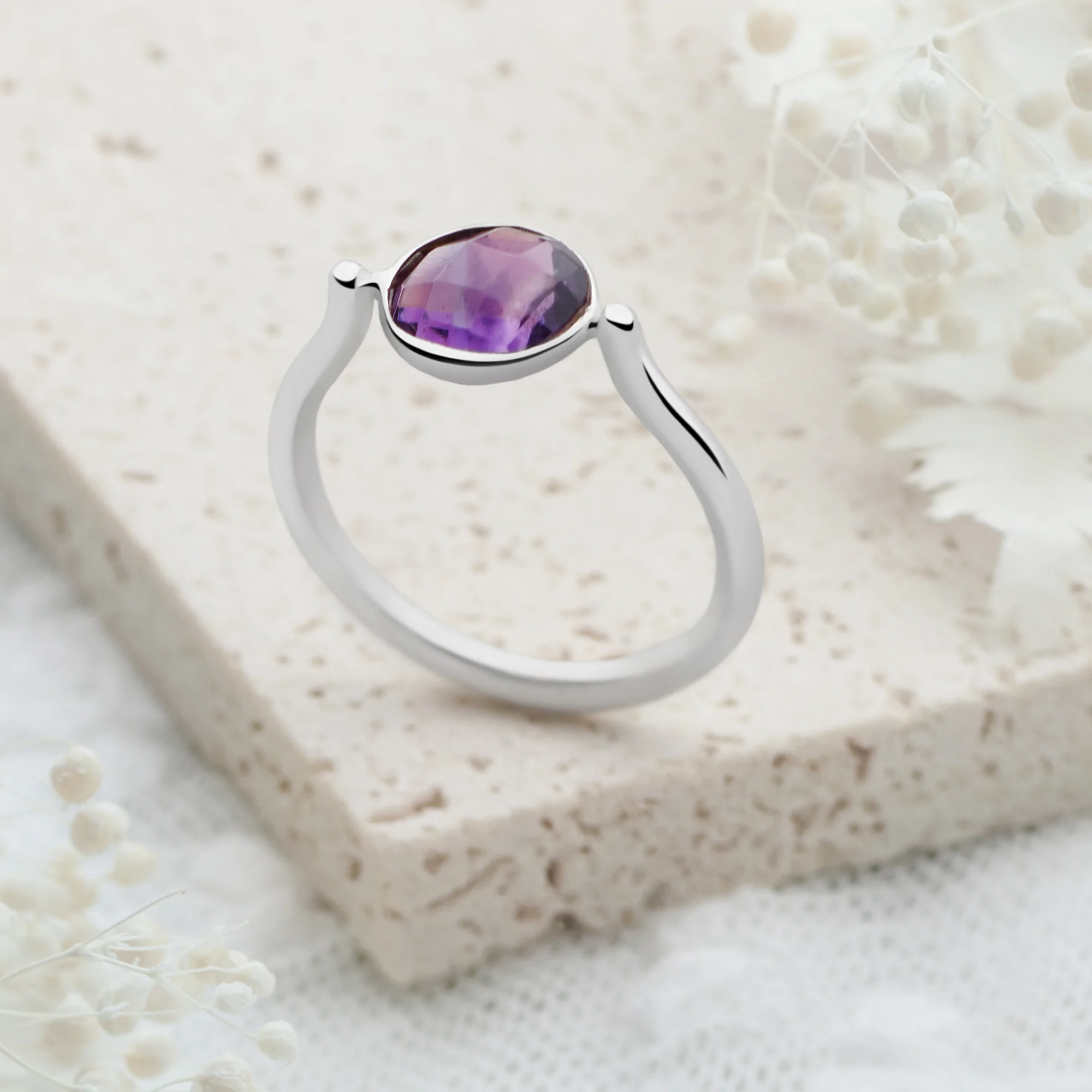 Amethyst Moon Ring - Image 2