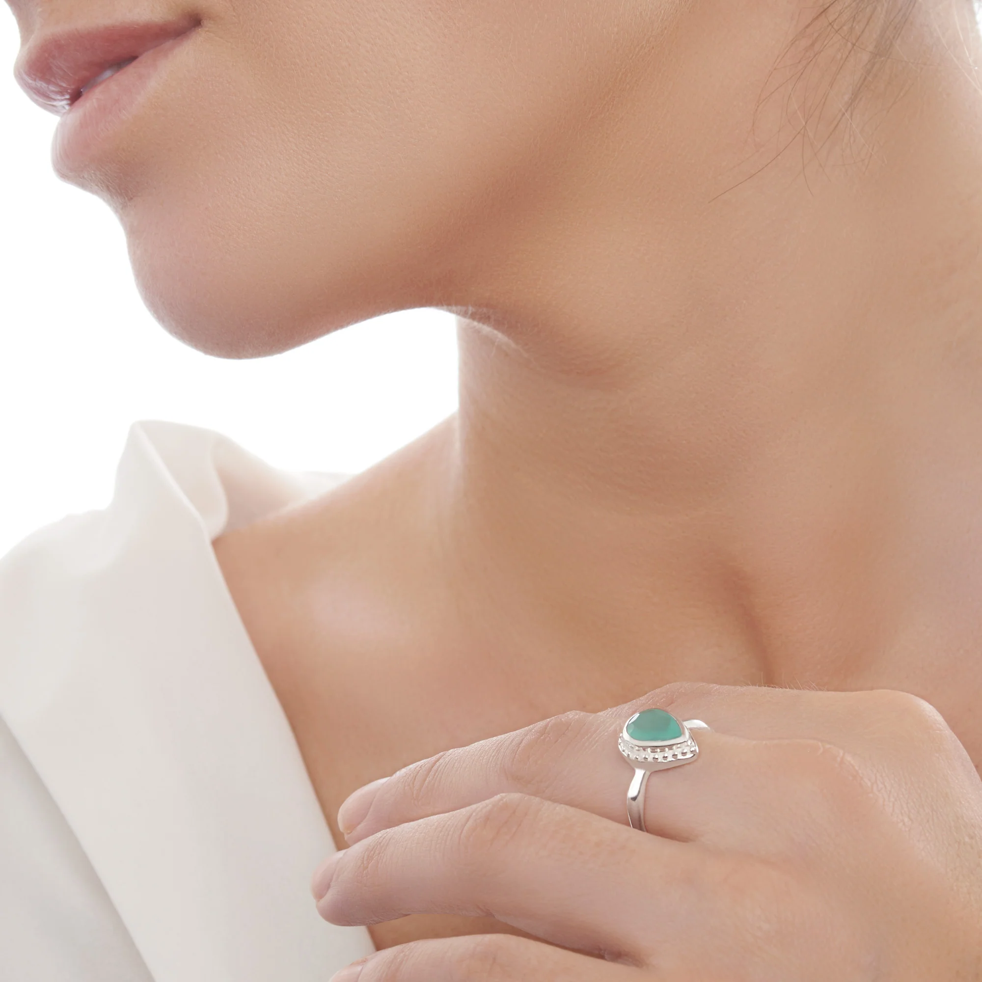 Aqua Bindi Ring - Image 3