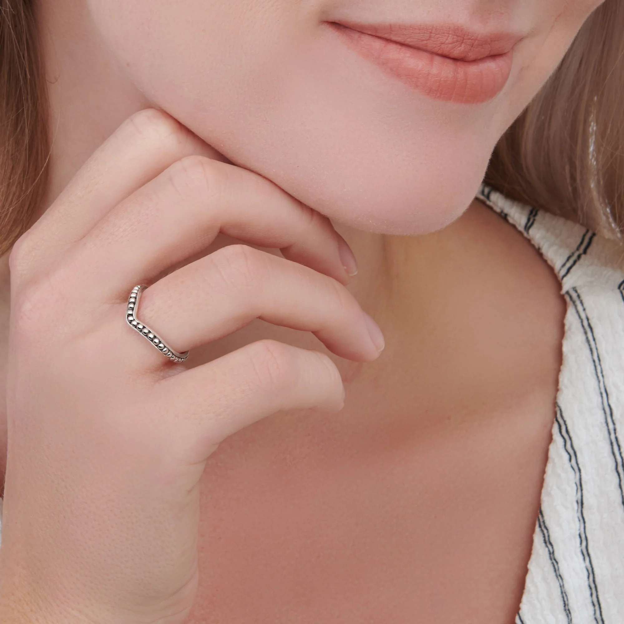 Bali Wishbone Stack Ring - Image 4