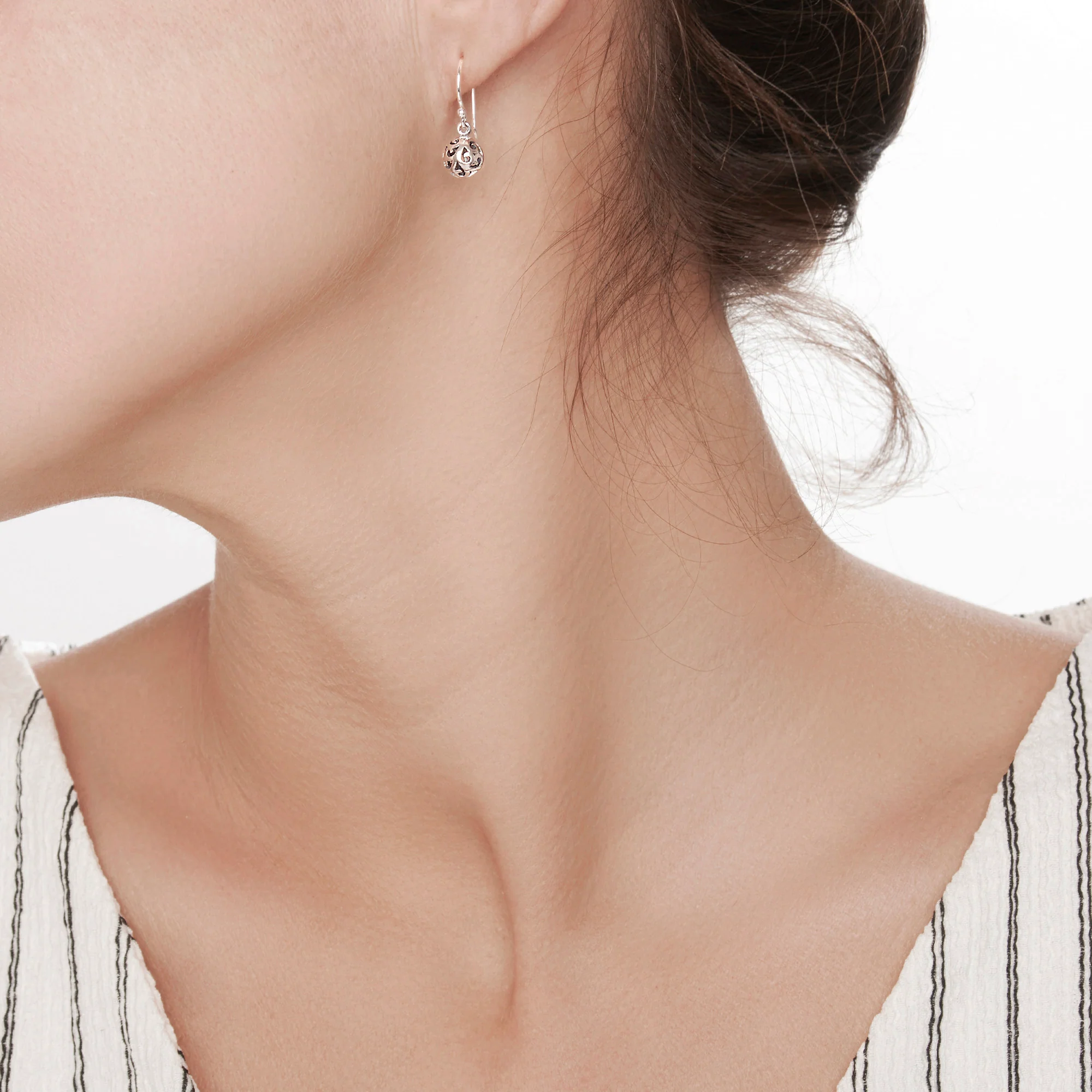 Balinese Ball Earrings - Image 3