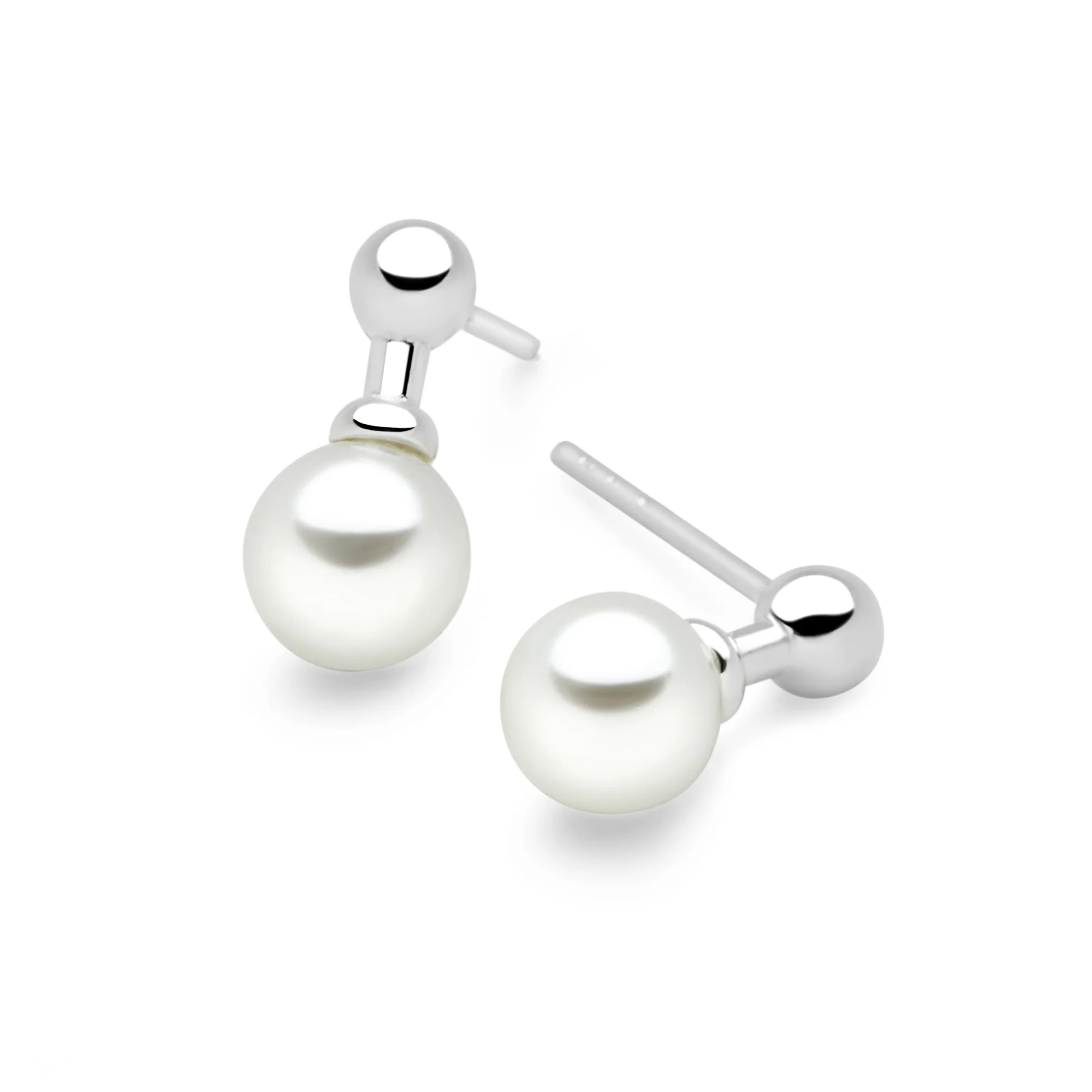 Beaded Pearl Earrings