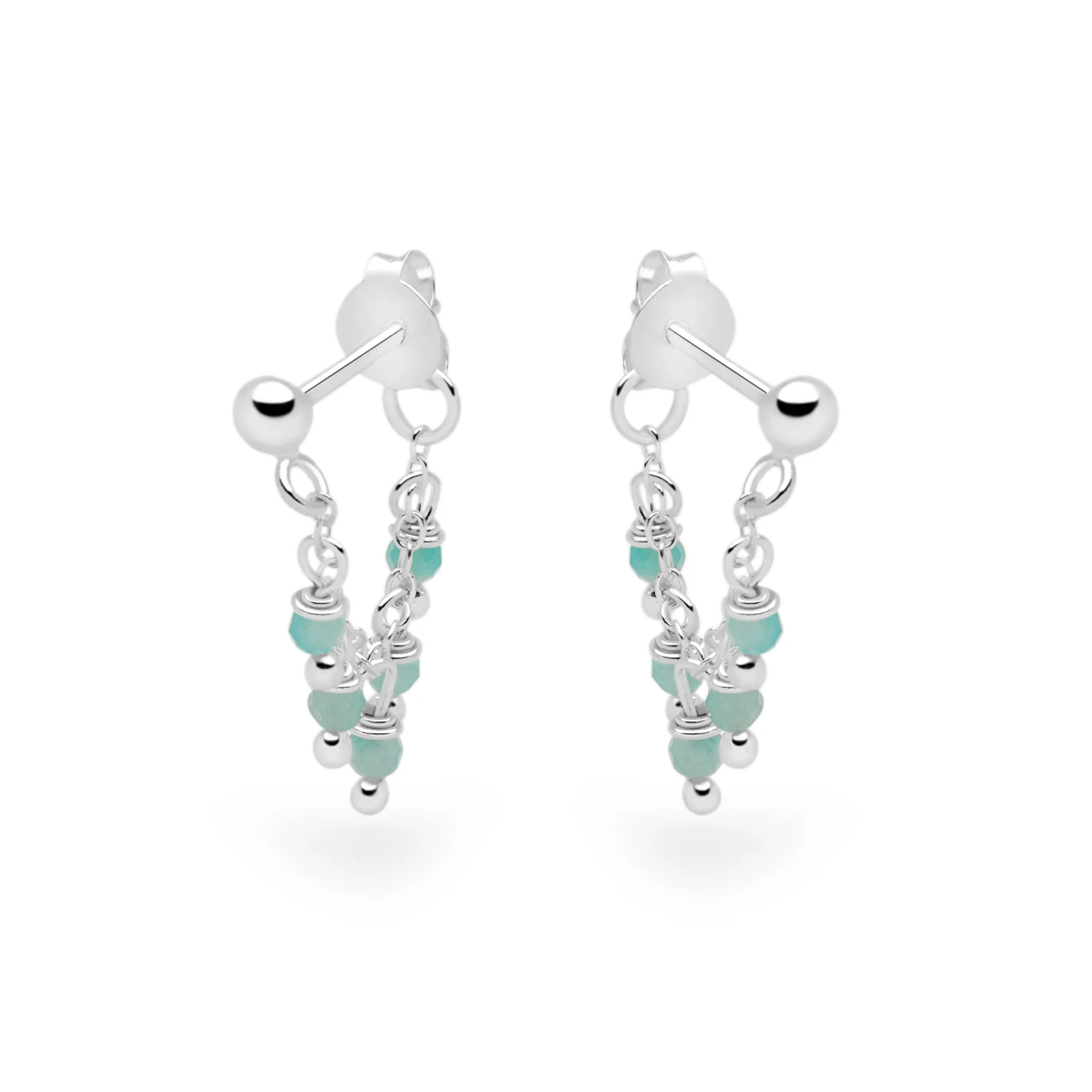 Boho Amazonite Earrings - Image 4