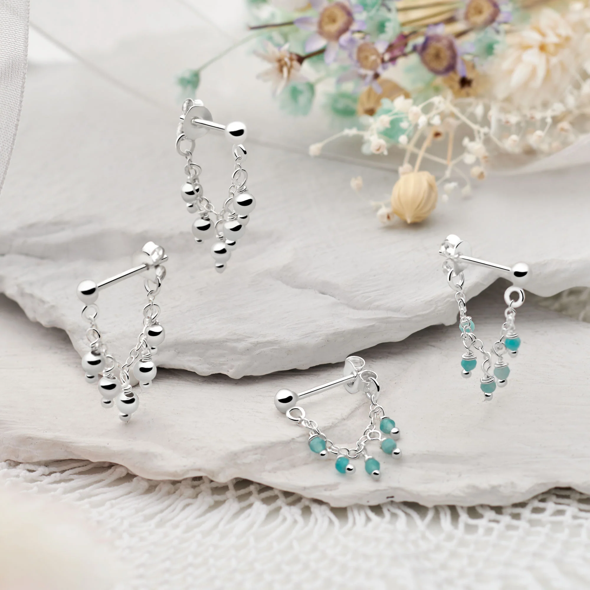 Boho Amazonite Earrings - Image 5