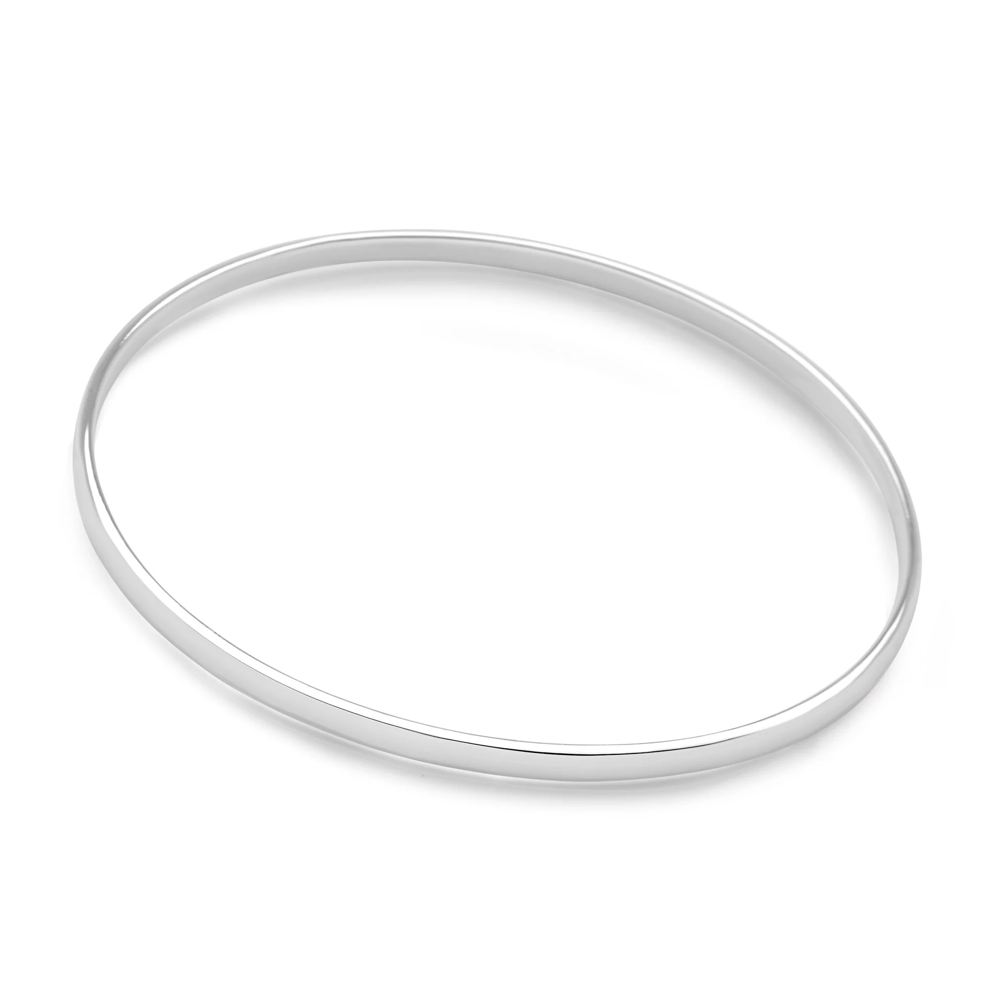 Classic Flat Banded Bangle - Image 4