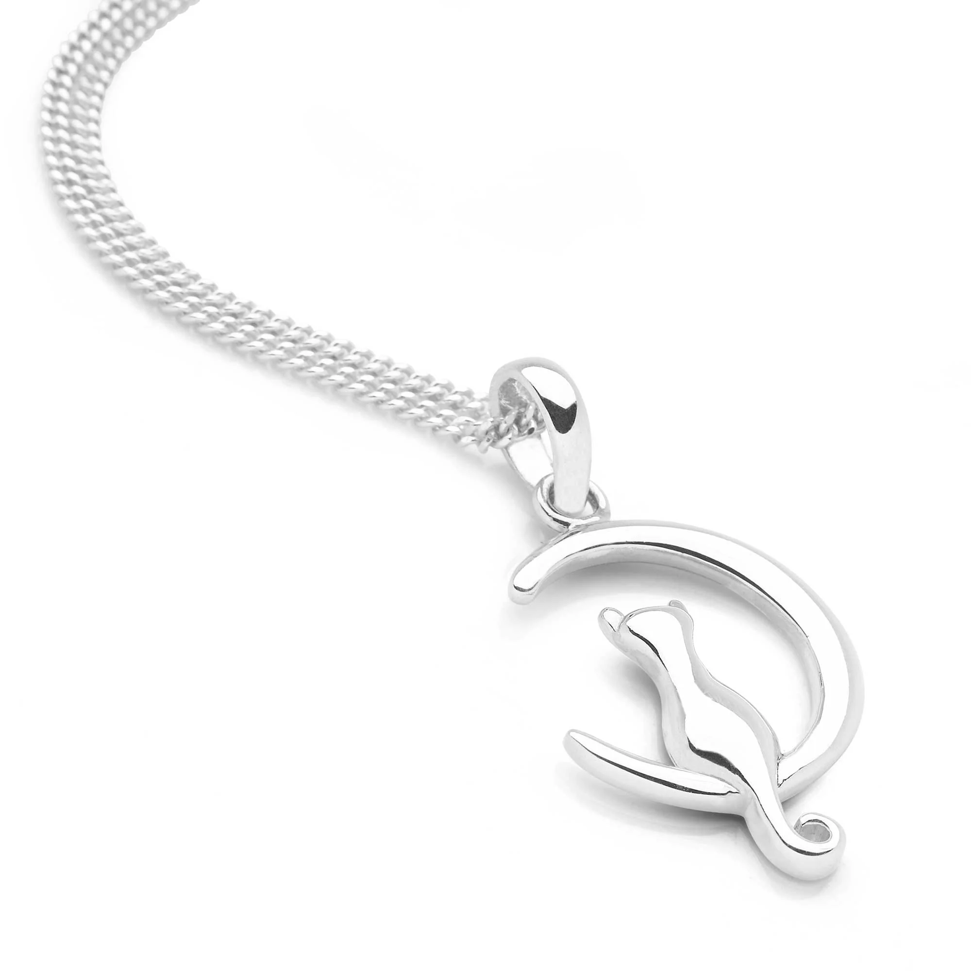 Cat in Moon Pendant - Image 4