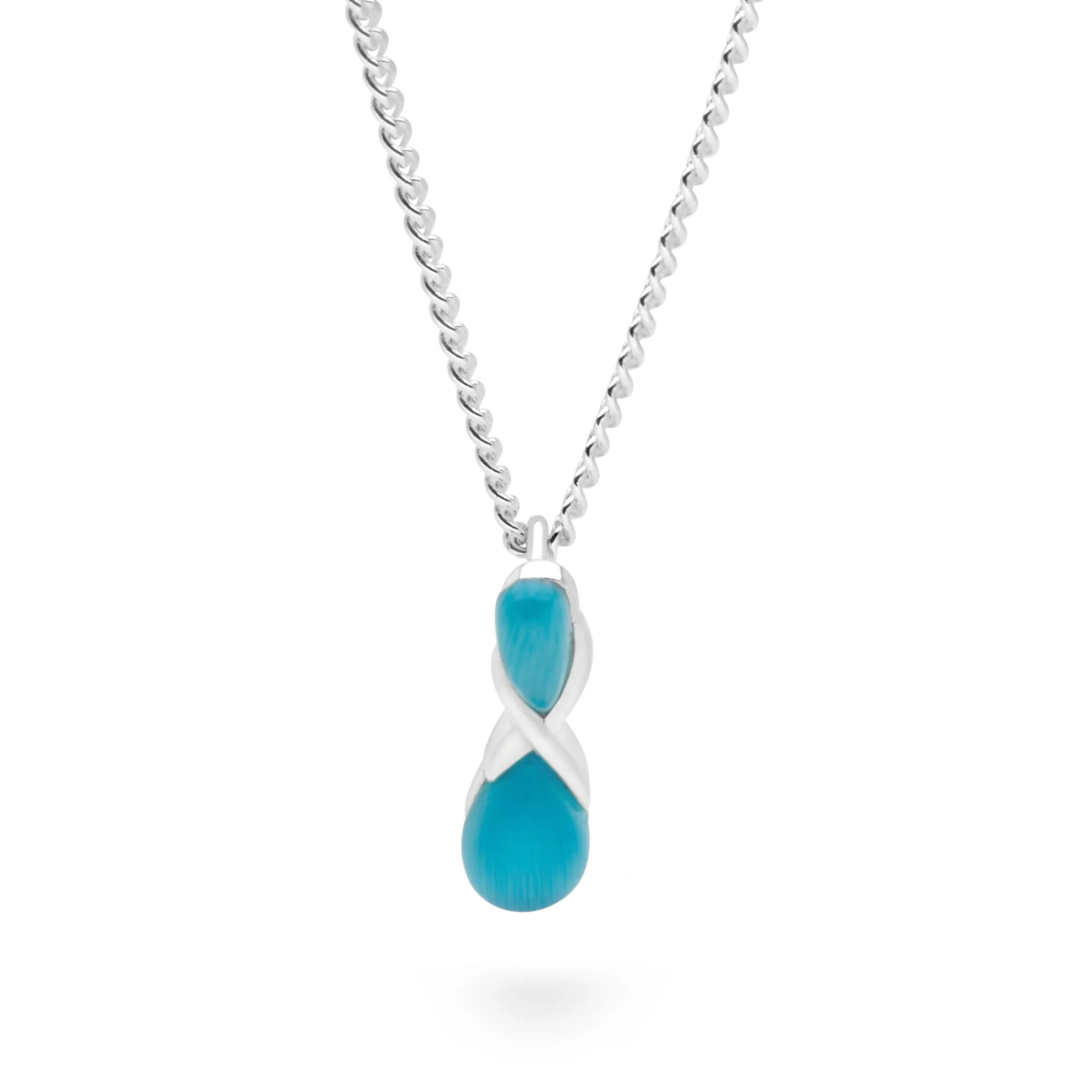 Cat's Eye Hourglass Pendant - Image 4