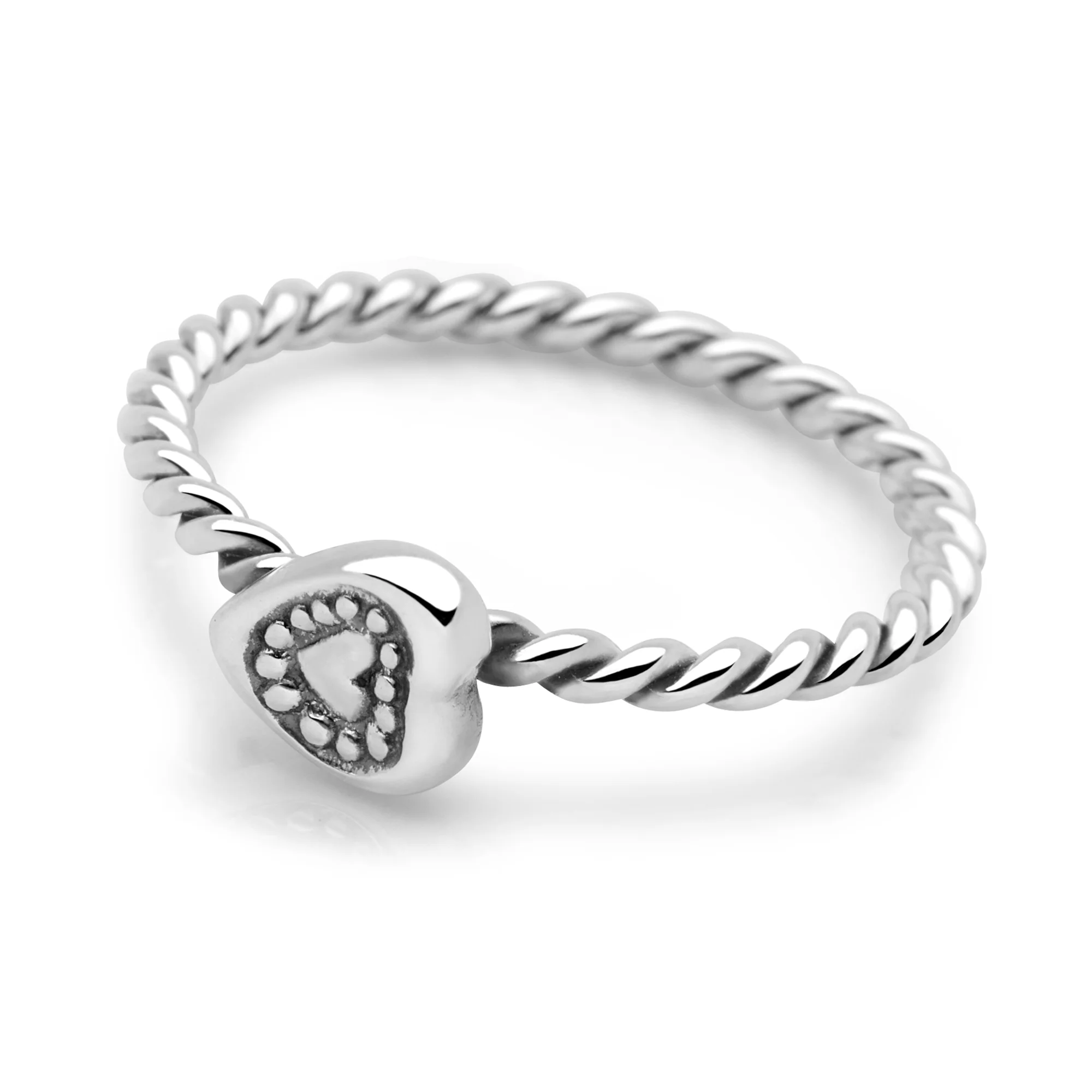 Charmed Heart Stack Ring - Image 5