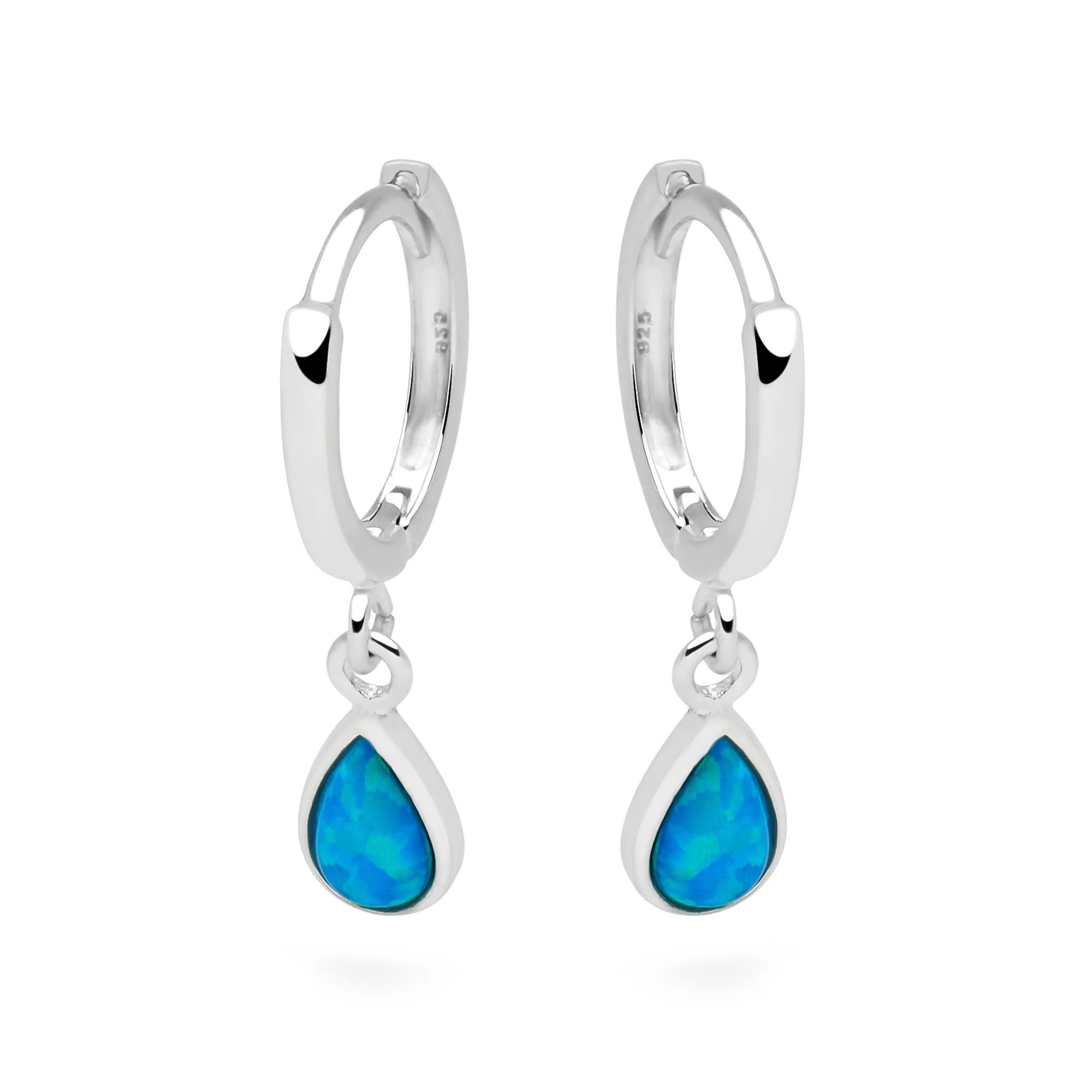 Charmed Opal Tear Hoops - Image 4