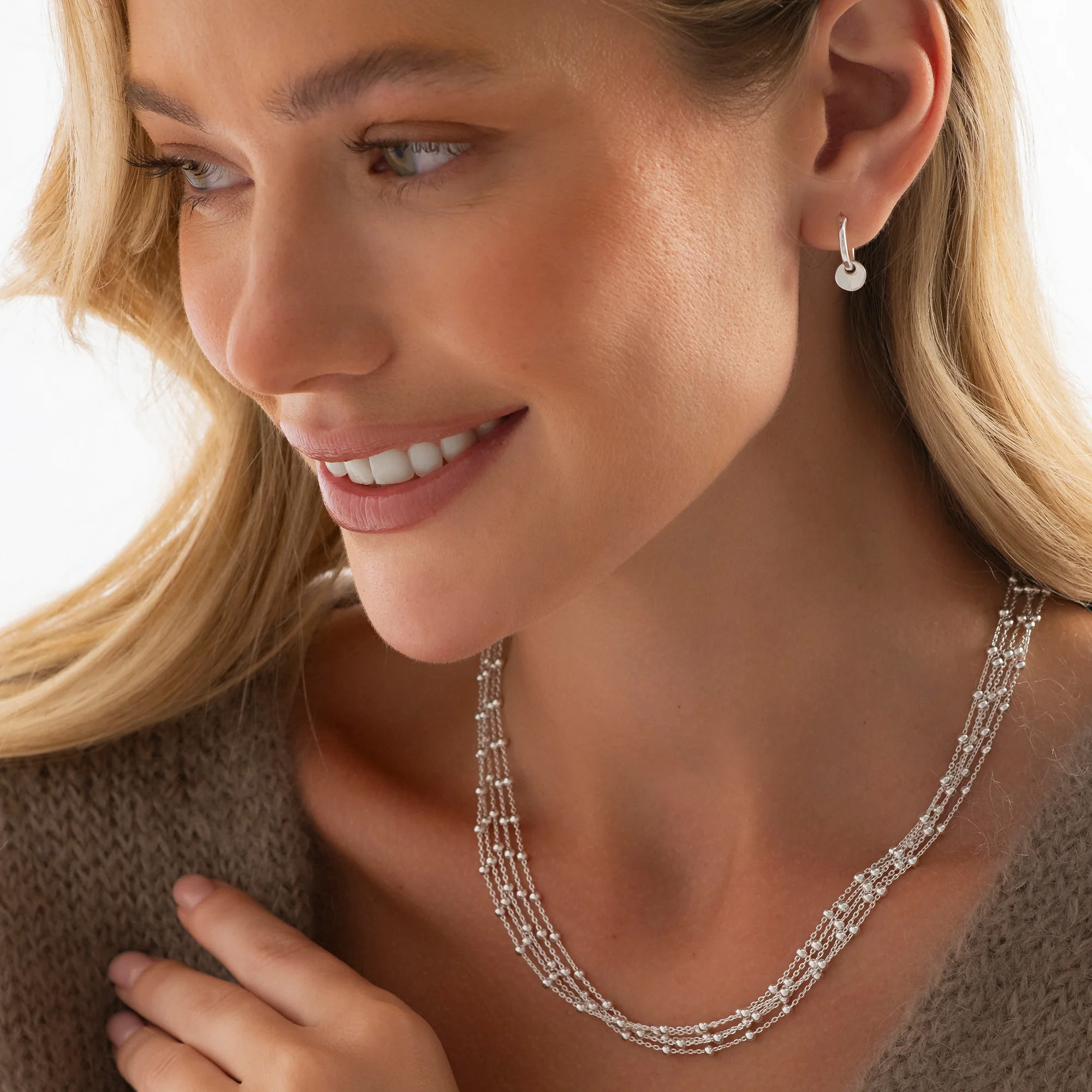 Coin Charm Hoops - Image 3