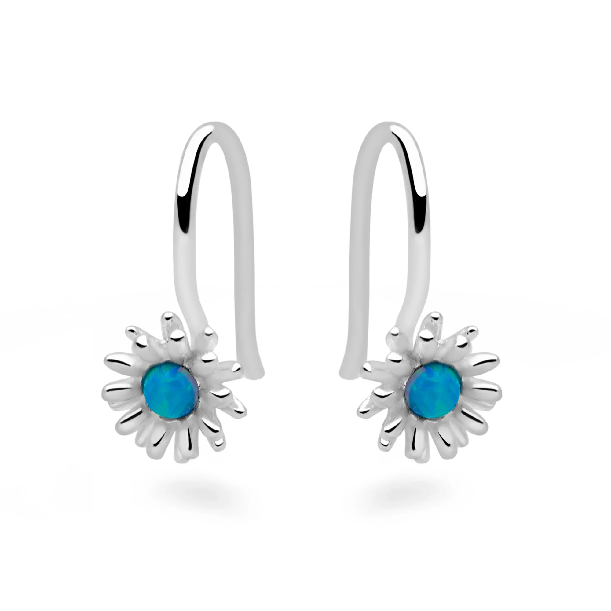 Daisy Blue Earrings - Image 4