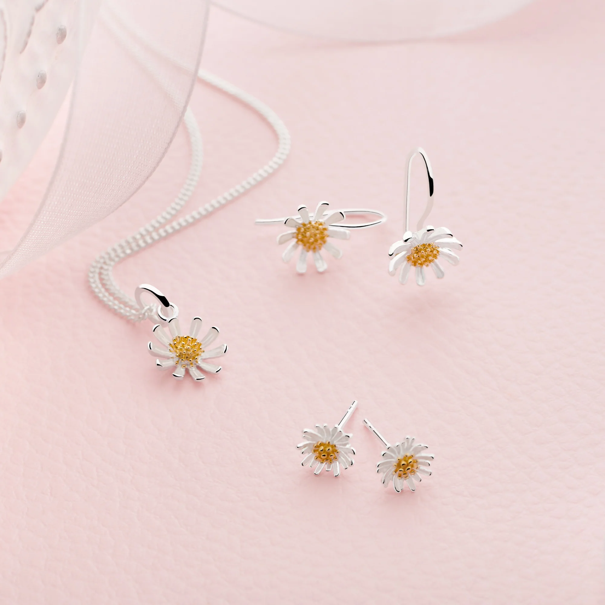 Daisy Charm Studs - Image 4