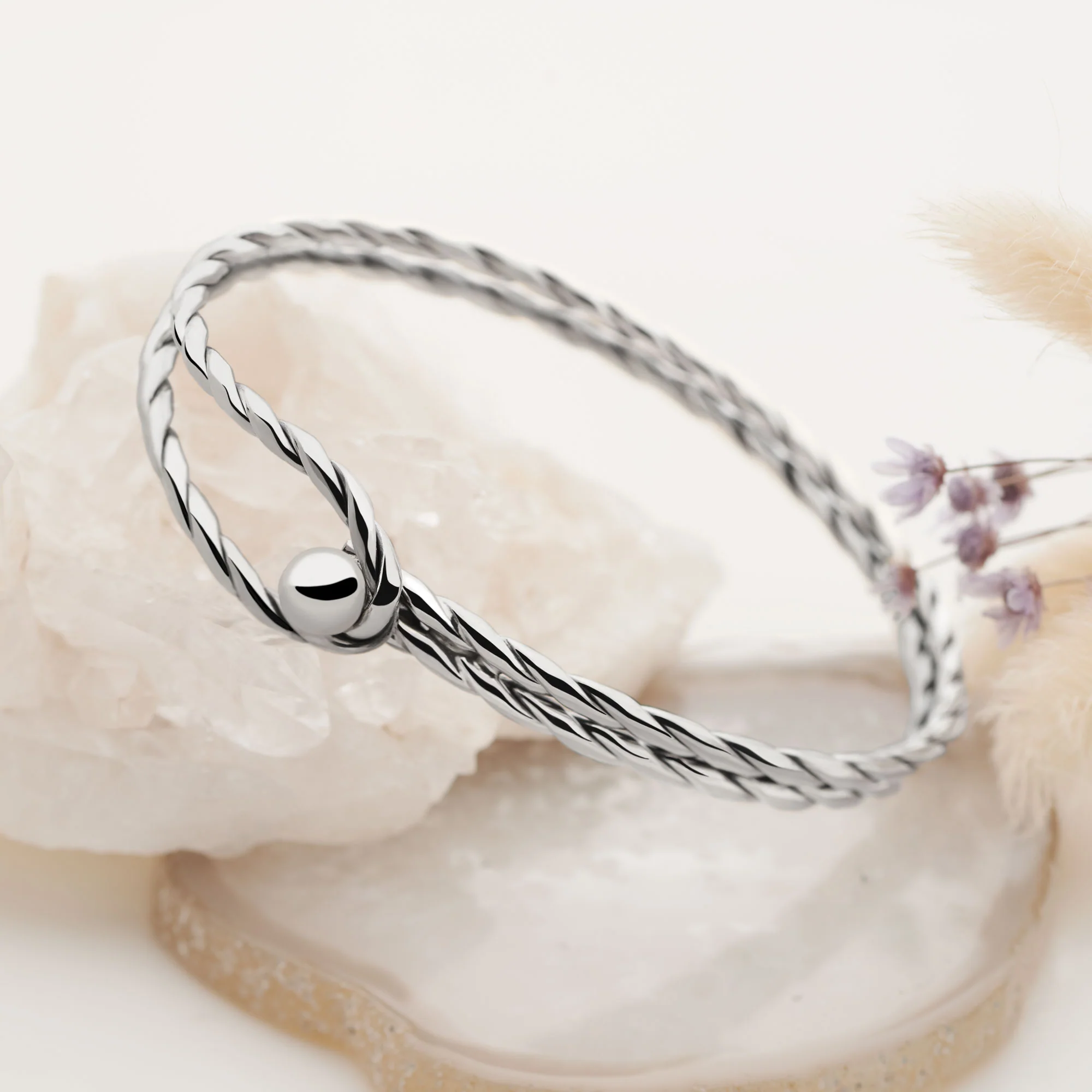Dovetail Rope Bangle - Image 2