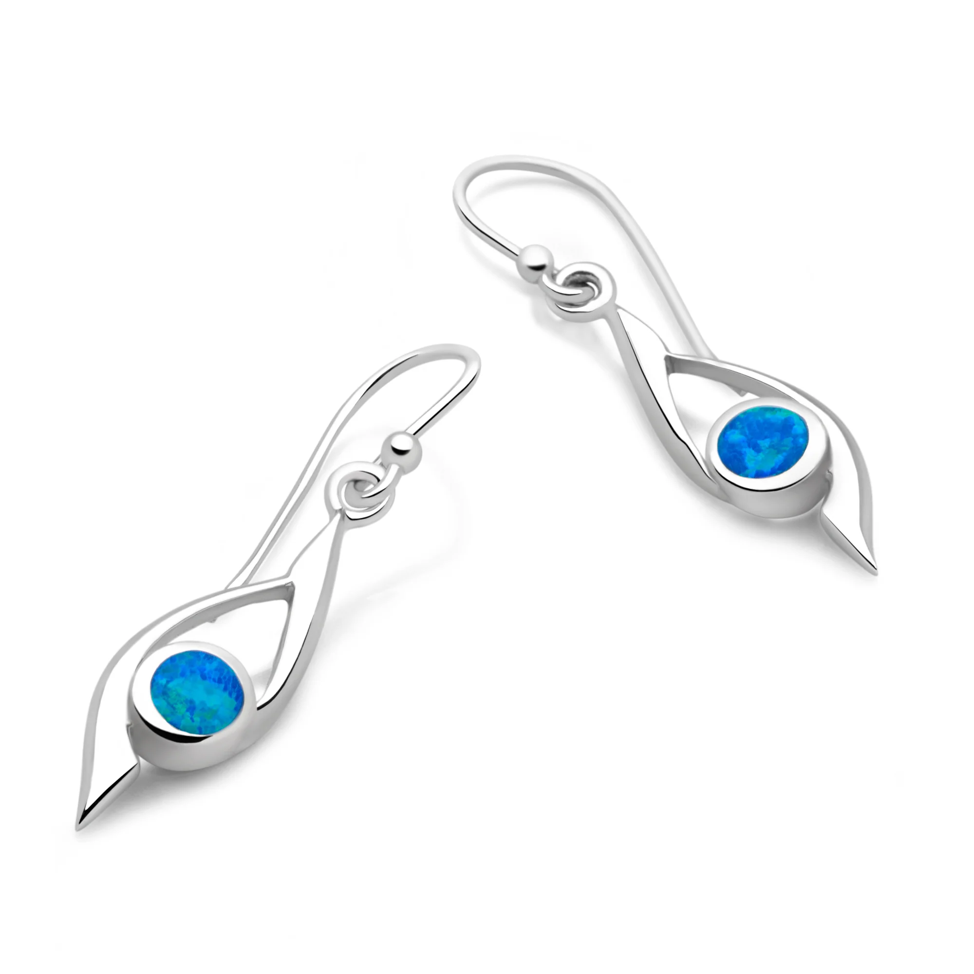 Eye of Opal Earrings