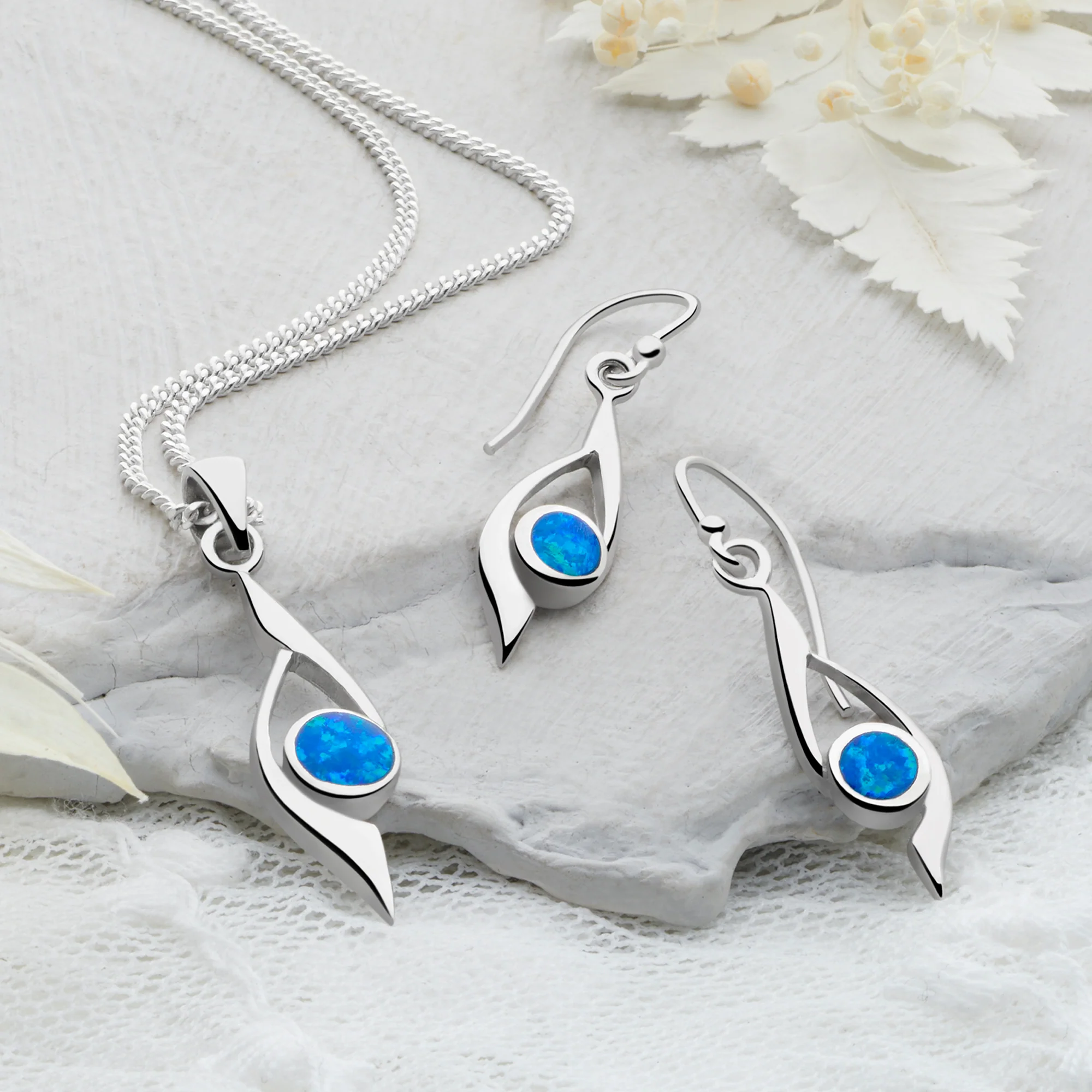 Eye of Opal Earrings - Image 2