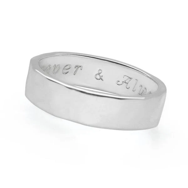 Hidden Message Ring (Hammered) - Image 4