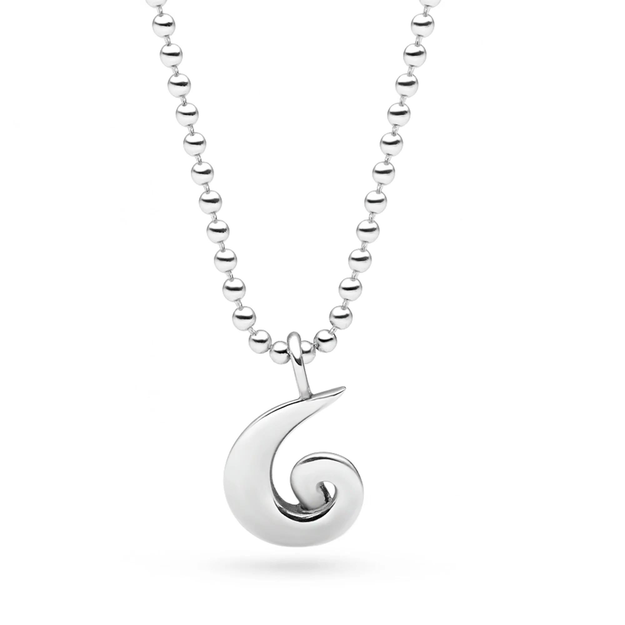 Horizon Swirl Pendant 65cm Ball Chain - Image 3
