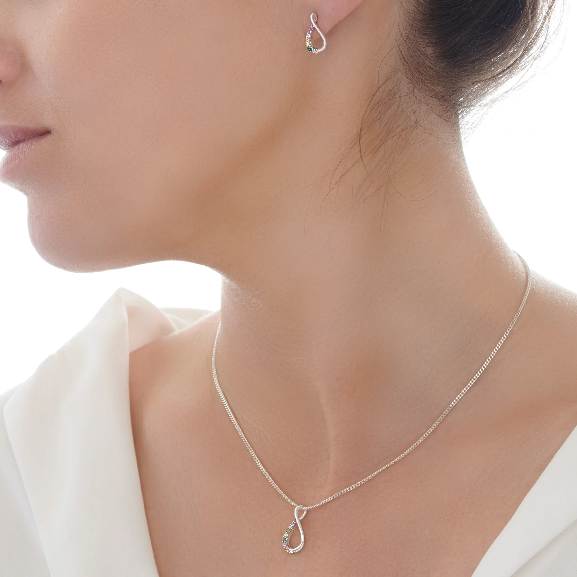 Infinity Rainbow Earrings - Image 3