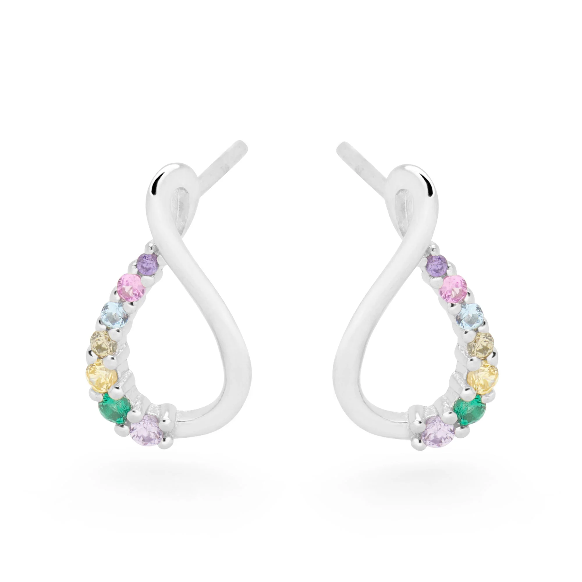 Infinity Rainbow Earrings - Image 4