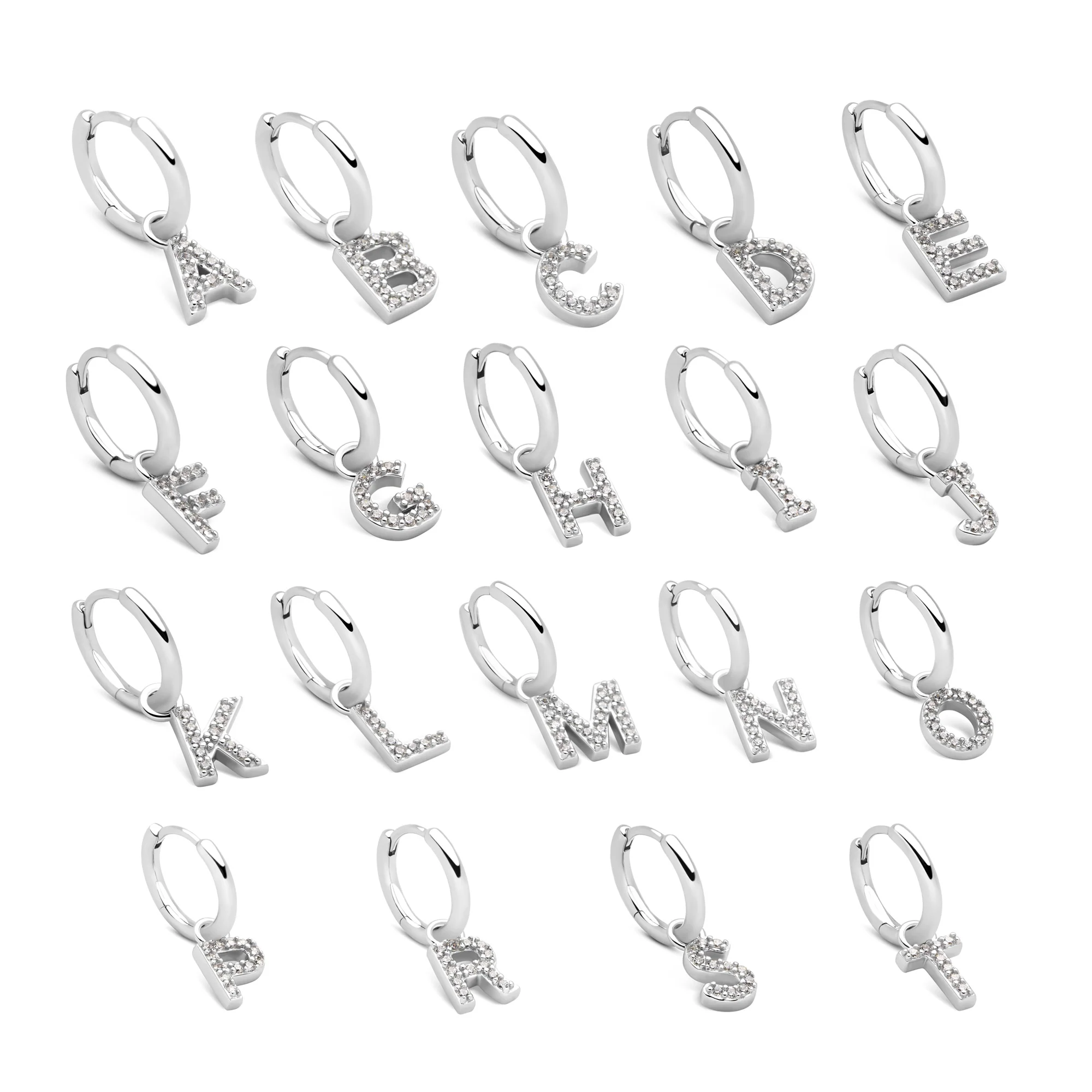 Initial Hoops (Single Earring) - Image 4