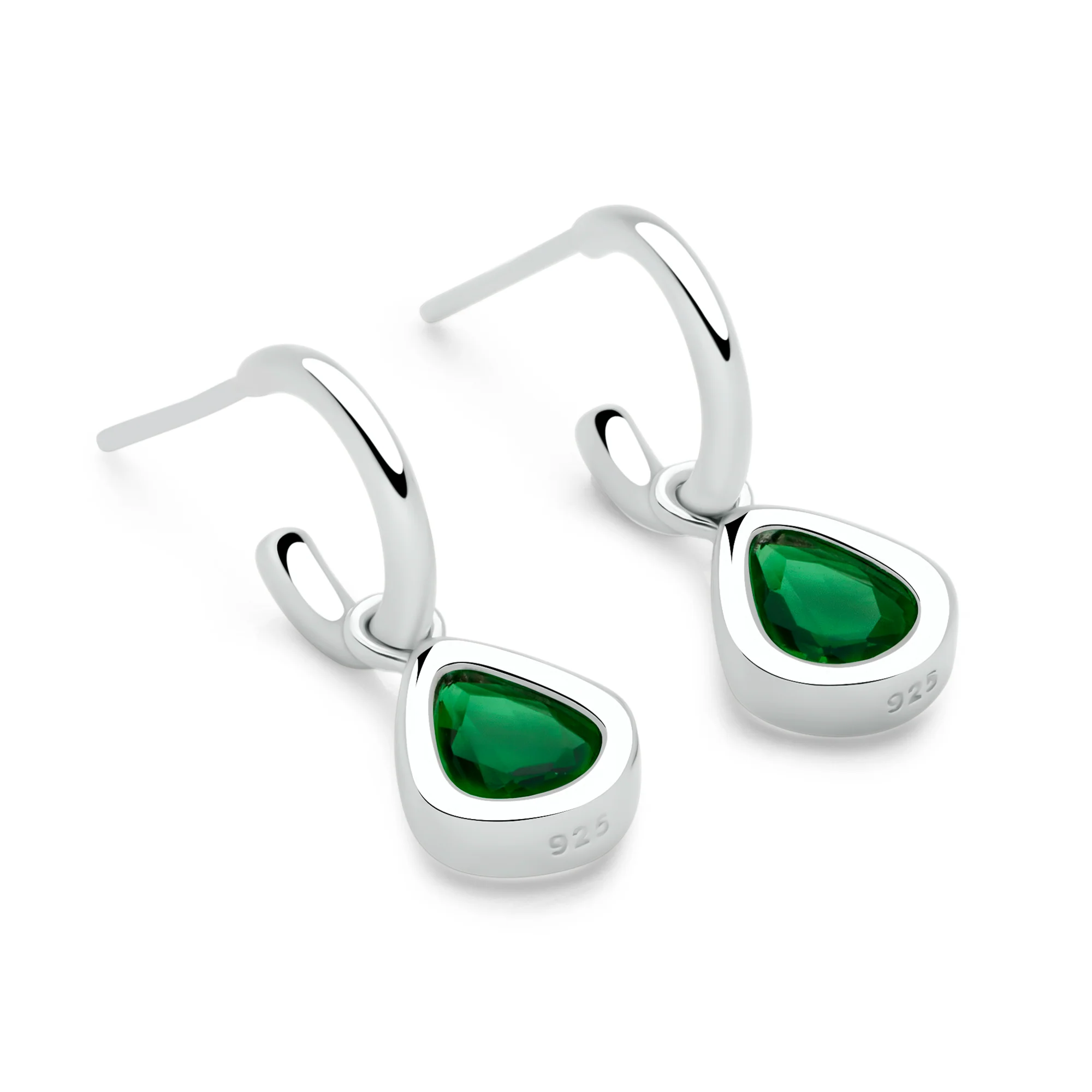 Jewel Charm Hoops