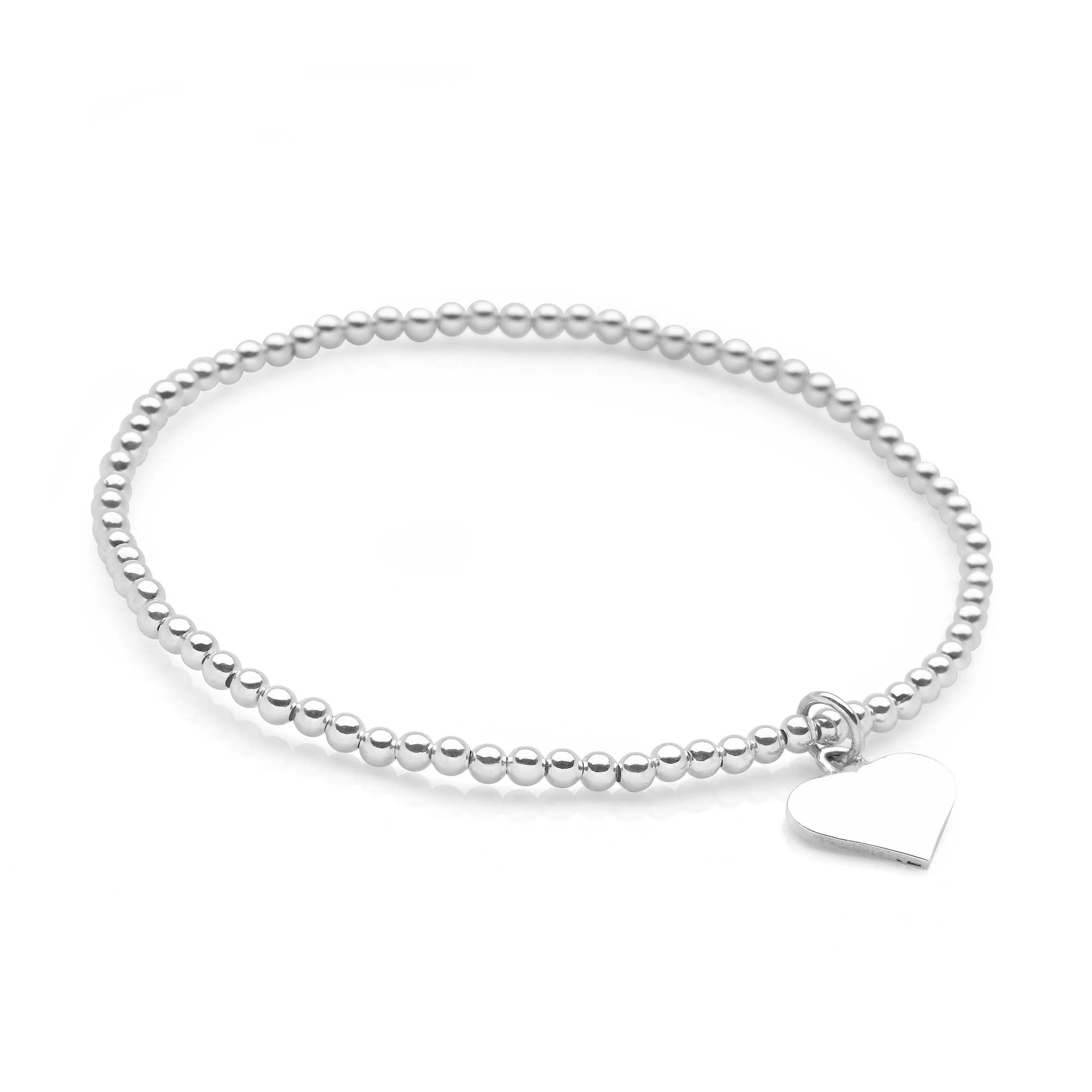 Love Heart Bracelet Stack (Black Pearl) - Image 7