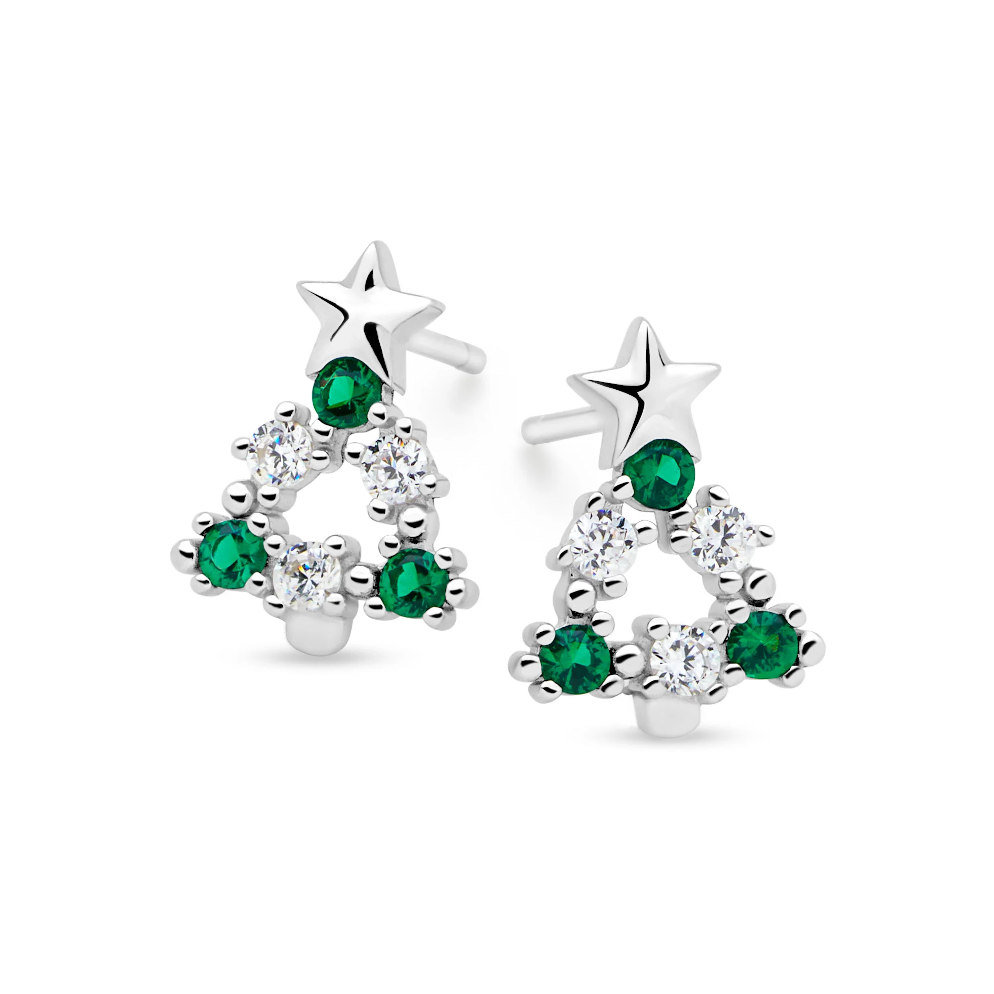 Magical Christmas Tree Stud Earrings