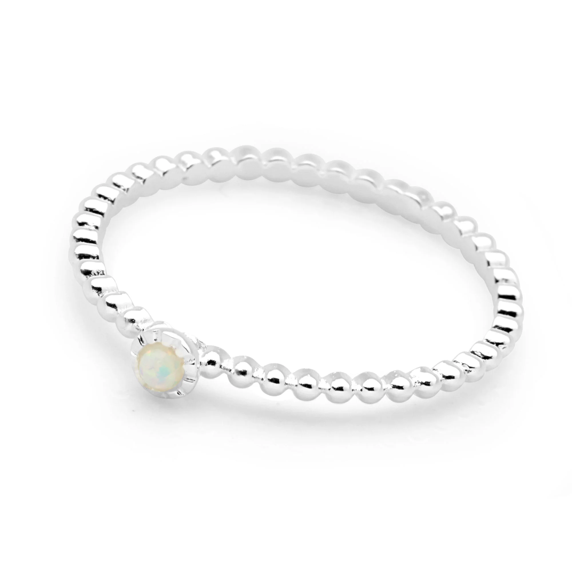 Mini Opal Stack Ring - Image 4