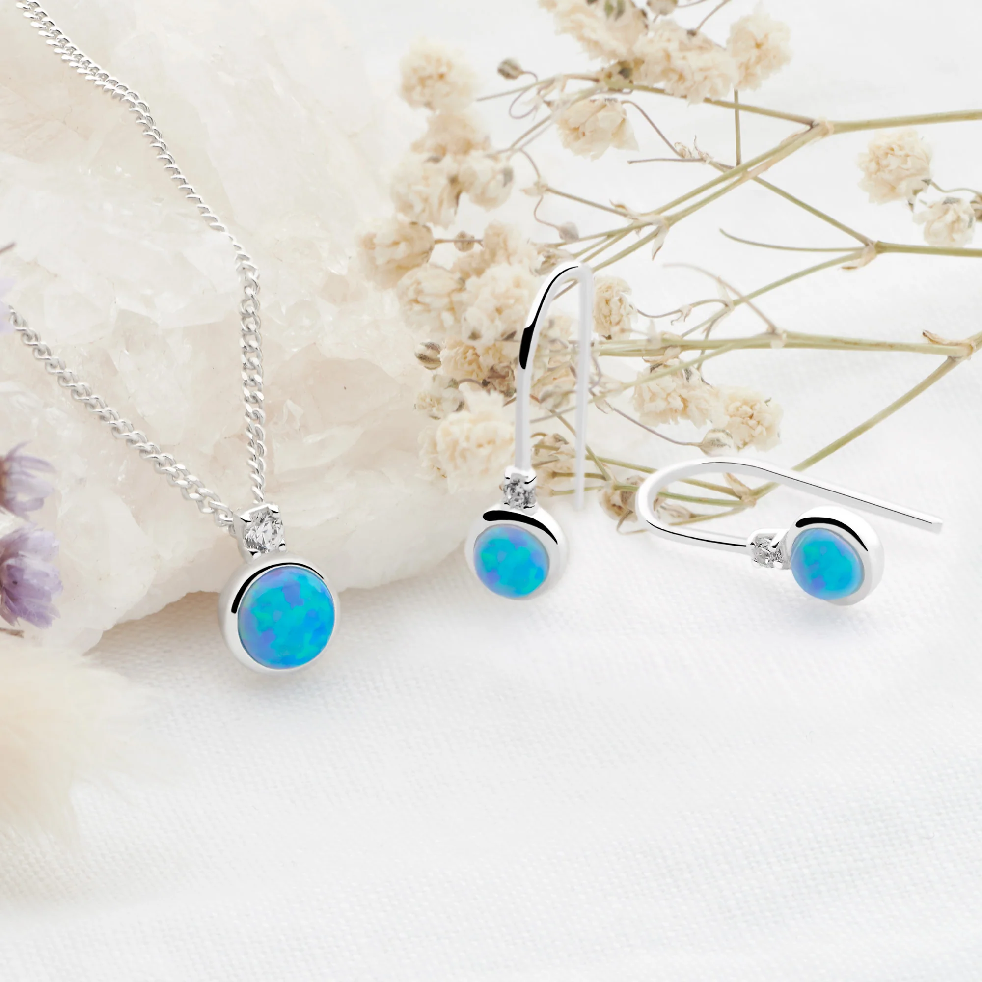 Opal Sparkle Earrings - Image 3