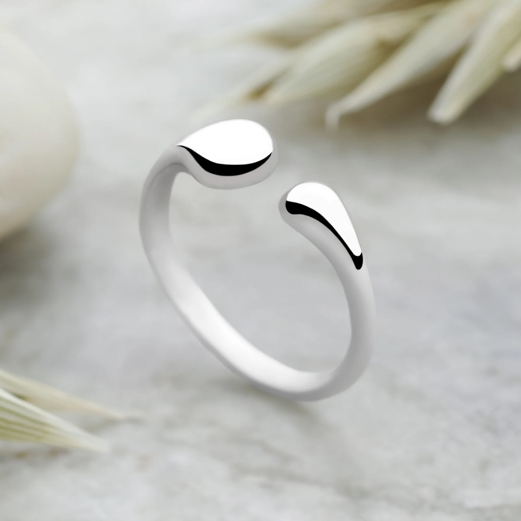 Open Silver Ring - Image 2