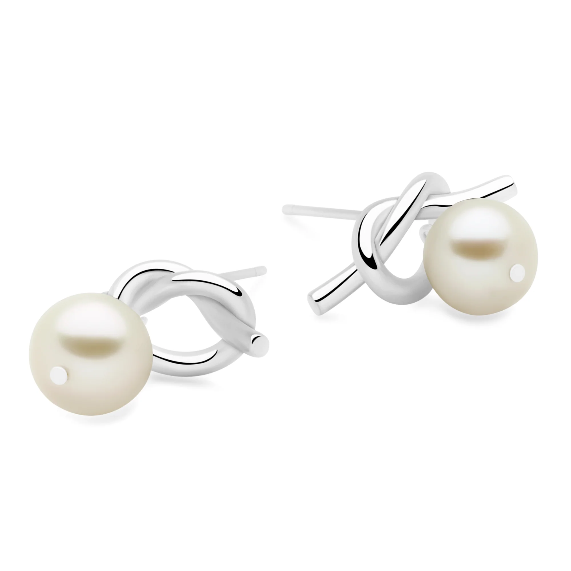Pearl Knot Earrings - Image 4