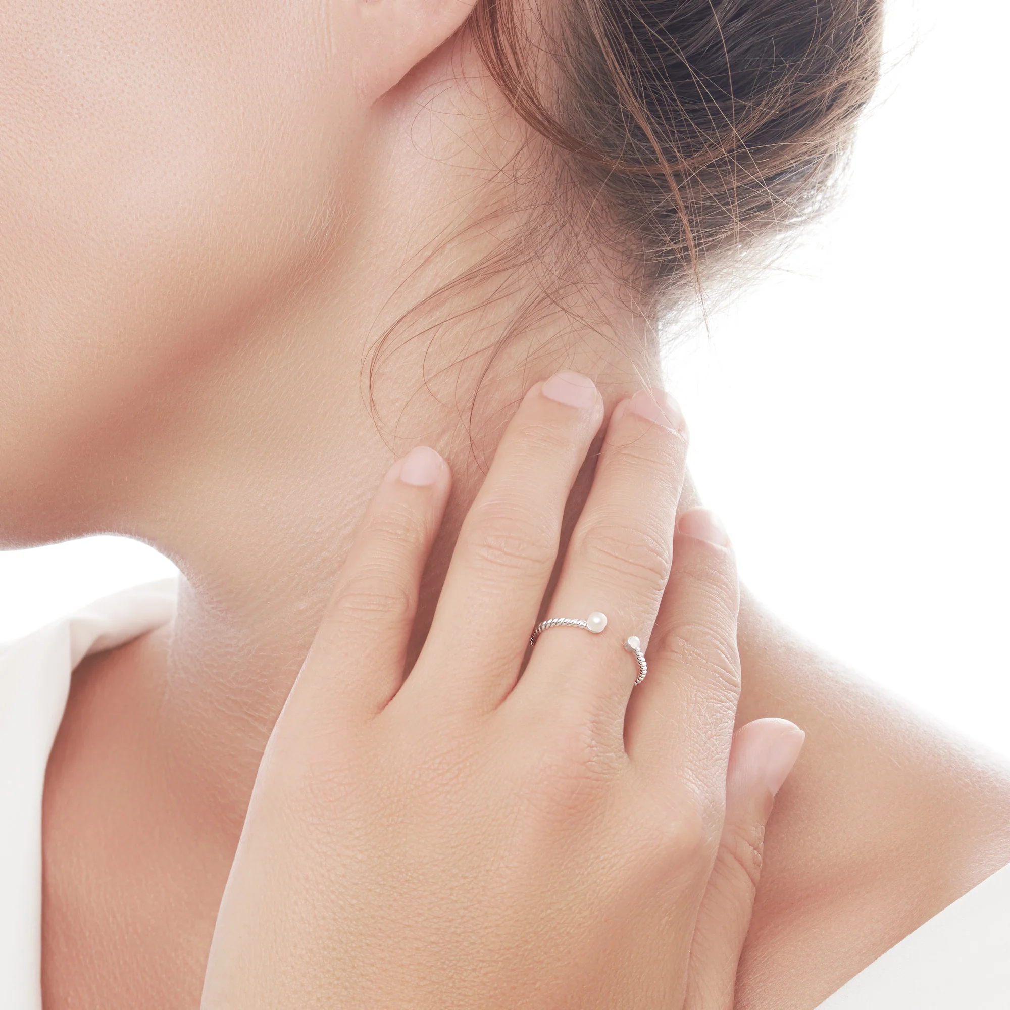 Pearl Dust Stack Ring - Image 3