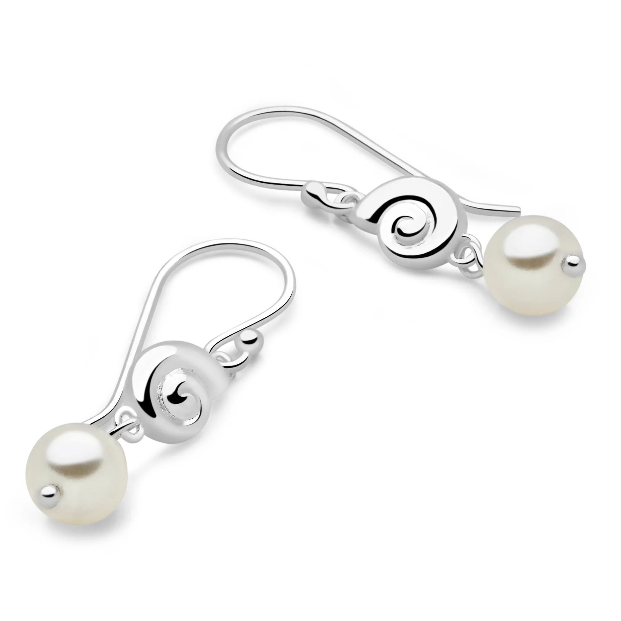 Pearly Ammonite Earrings (Small) - Image 2