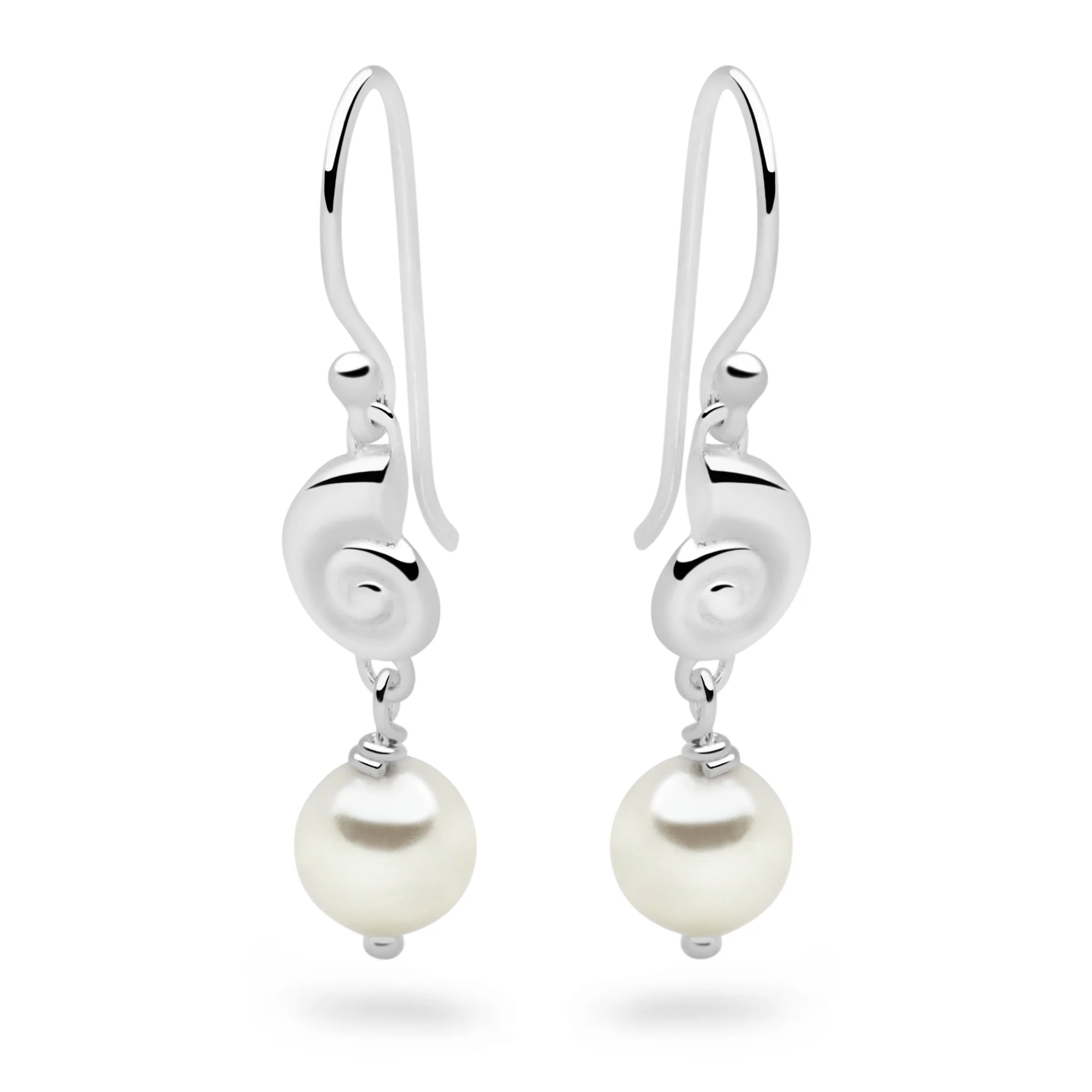 Pearly Ammonite Earrings (Small) - Image 4