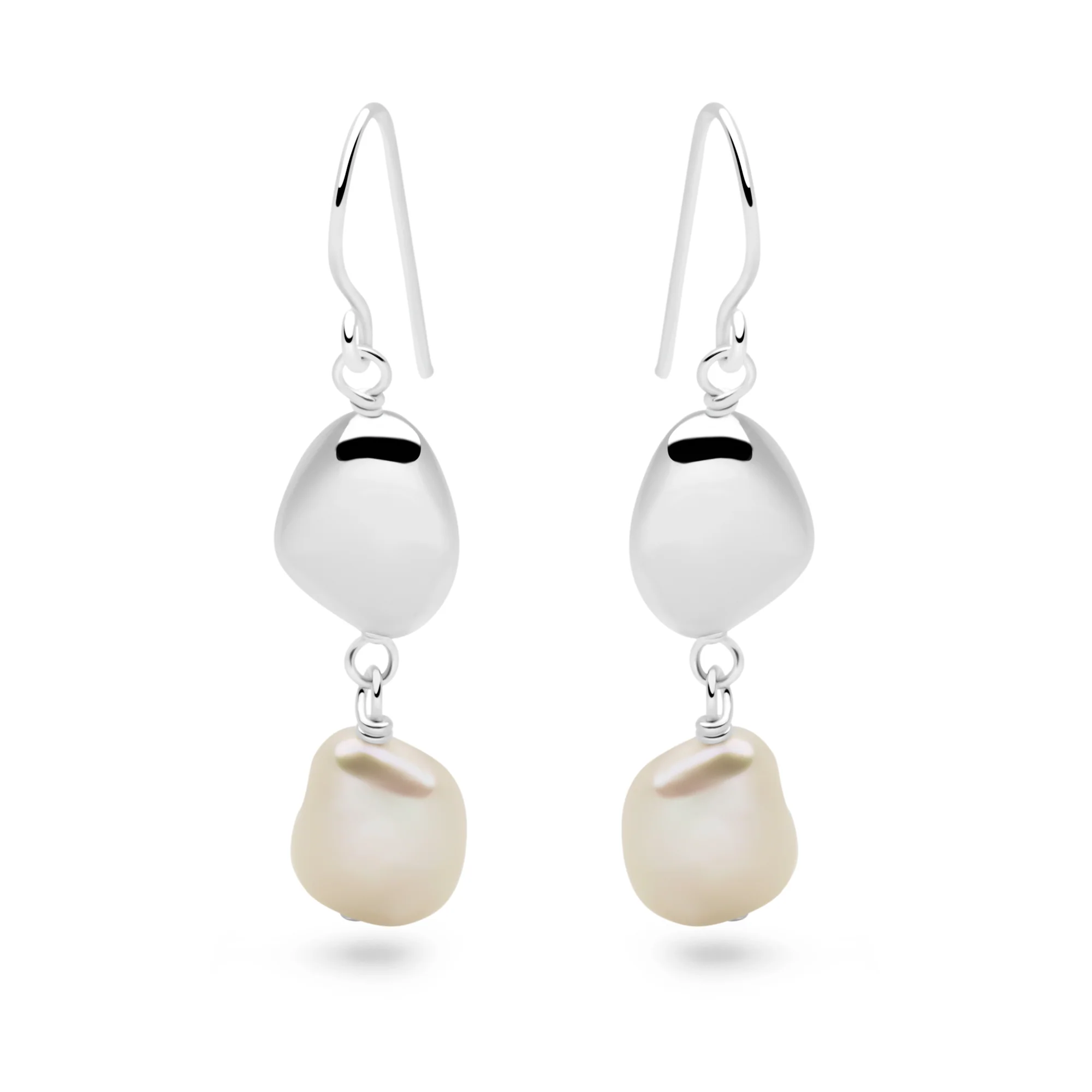 Pearly Pebble Earrings - Image 4