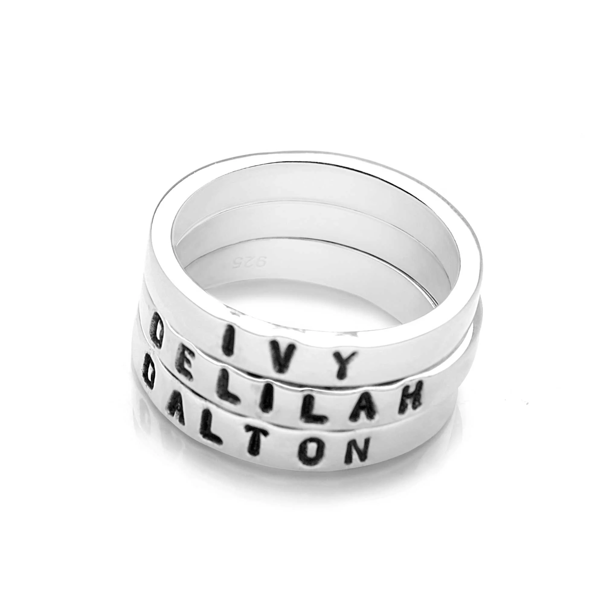 Personalised Flat Band Ring - Image 3