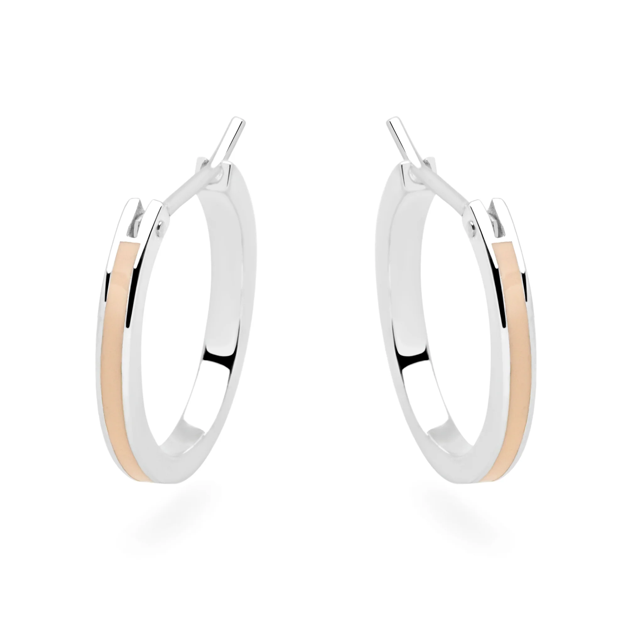 Pink Enamel Hoops - Image 4
