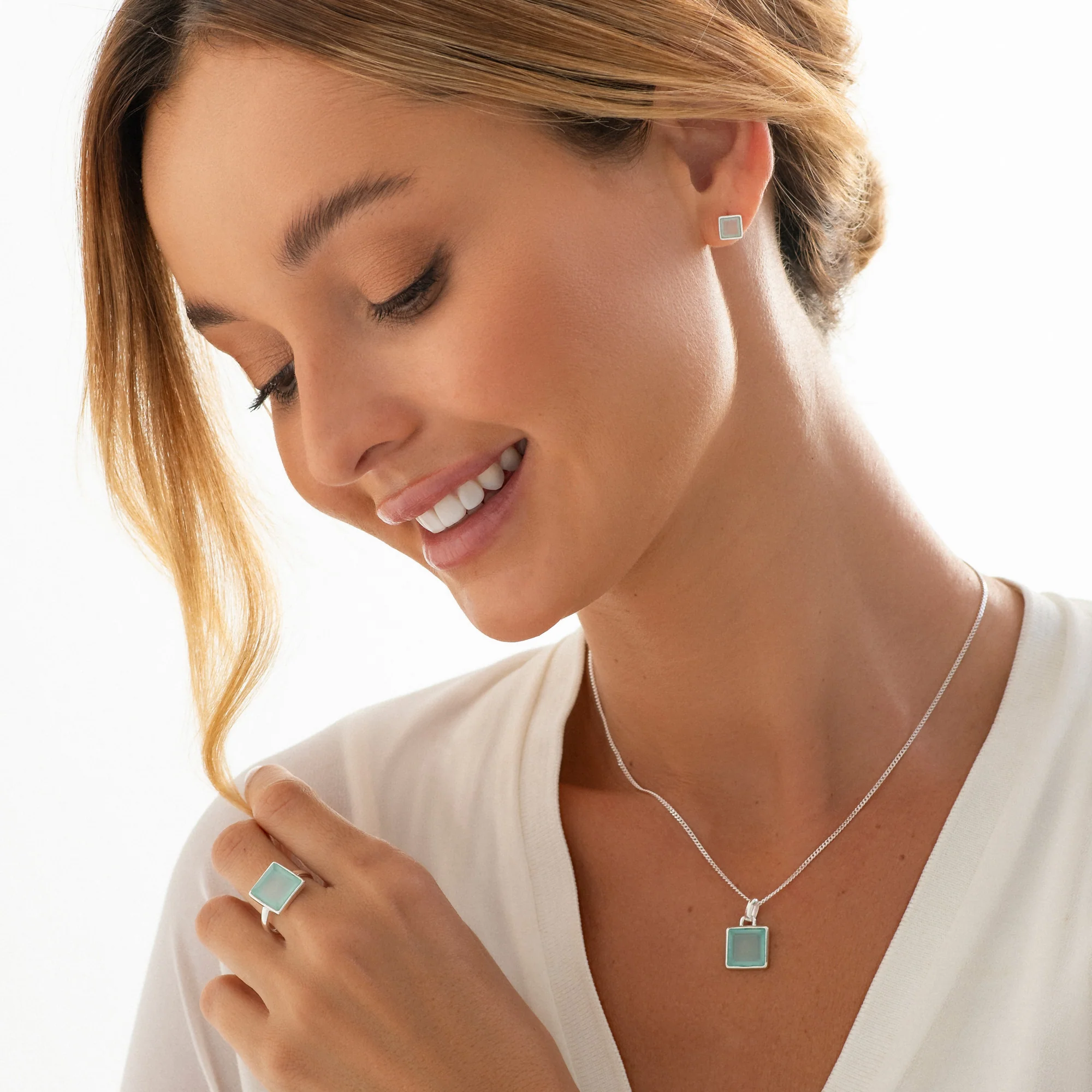 Sea Foam Studs - Image 3