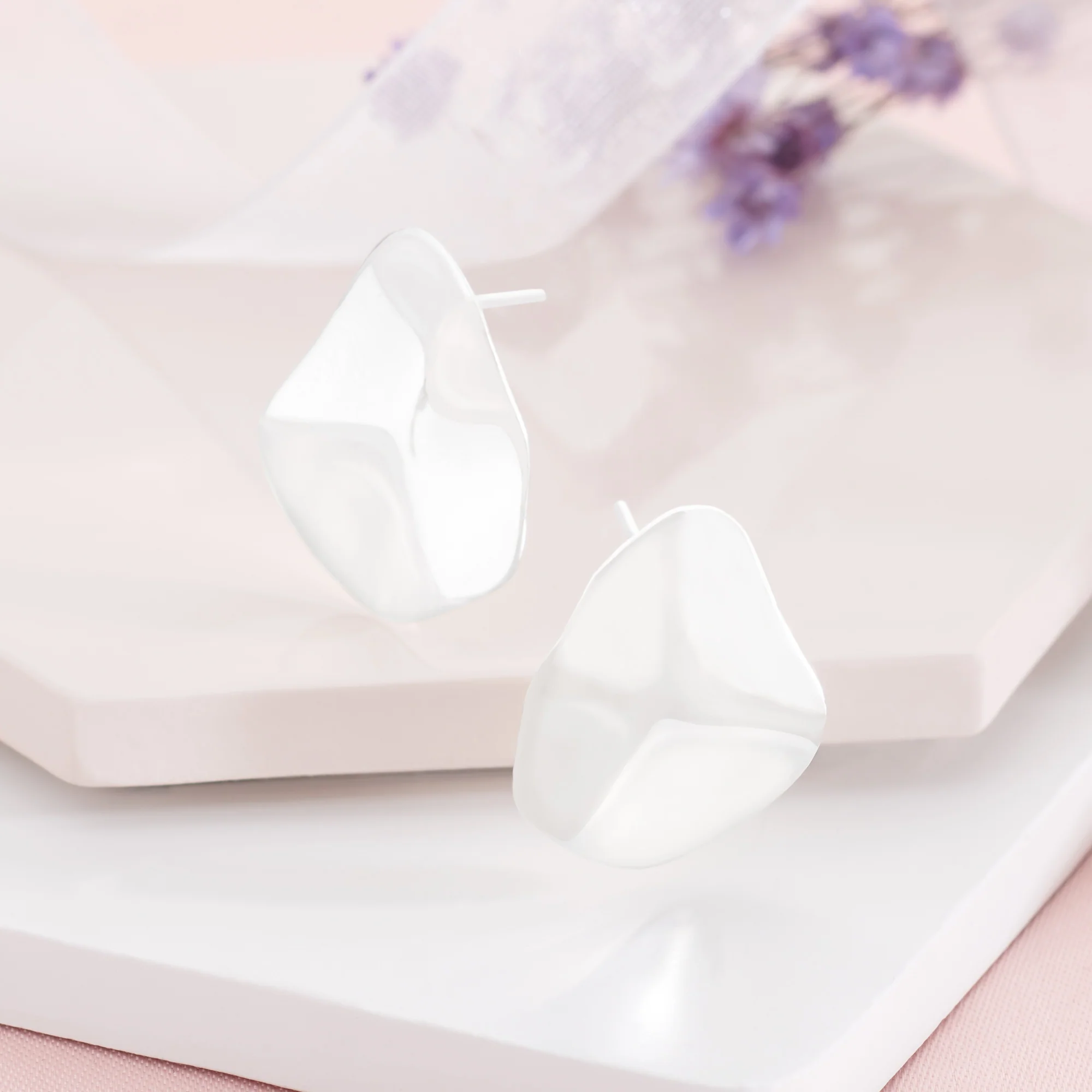 Silver Essence Earrings (Small) - Image 2