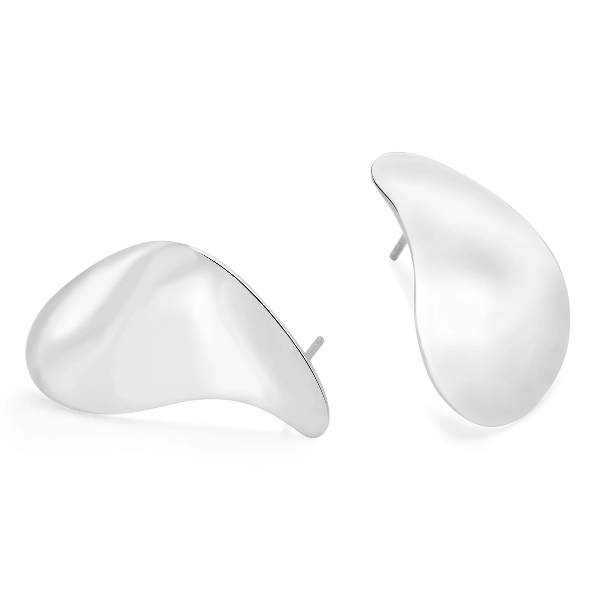 Silver Tear Earrings