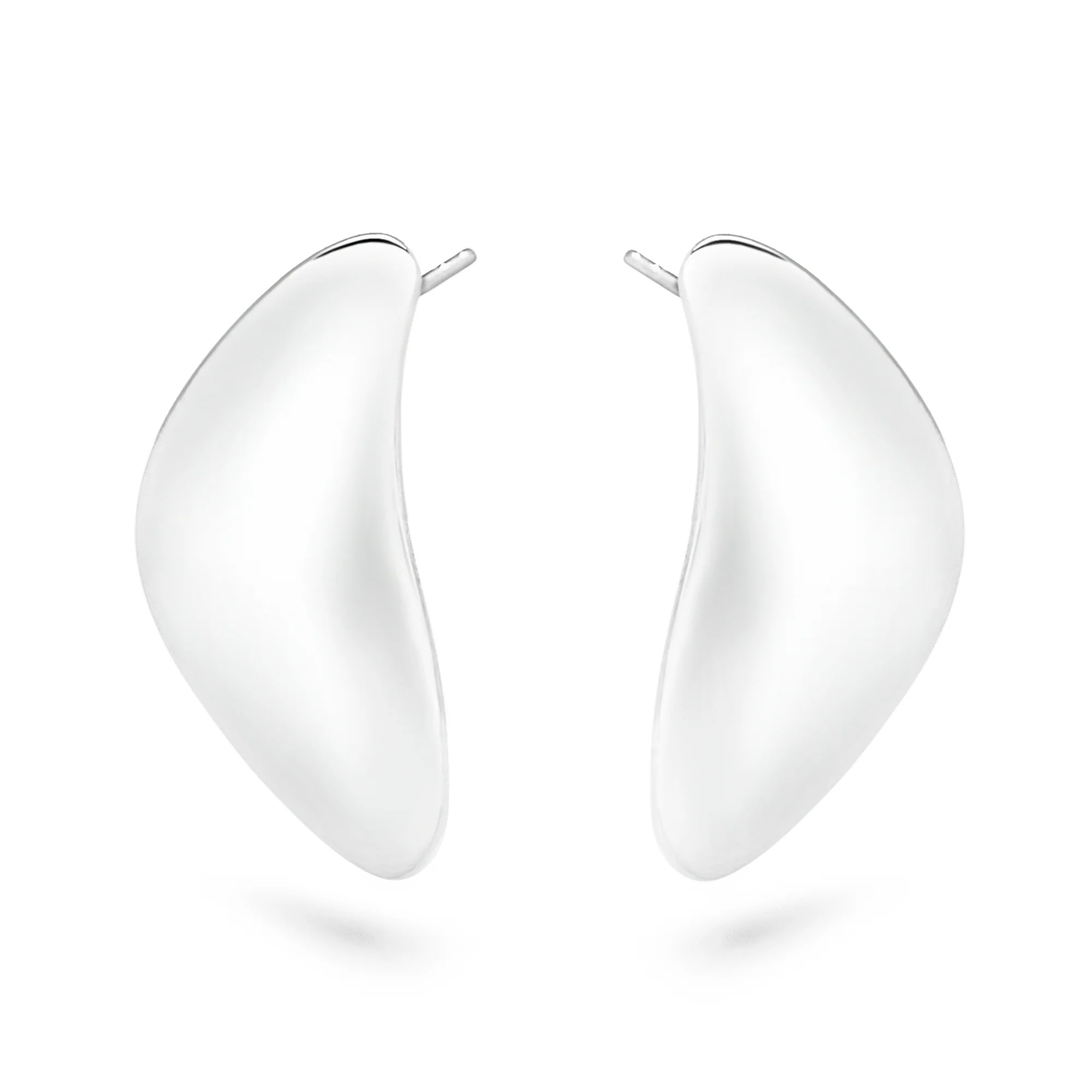Silver Tear Earrings - Image 4
