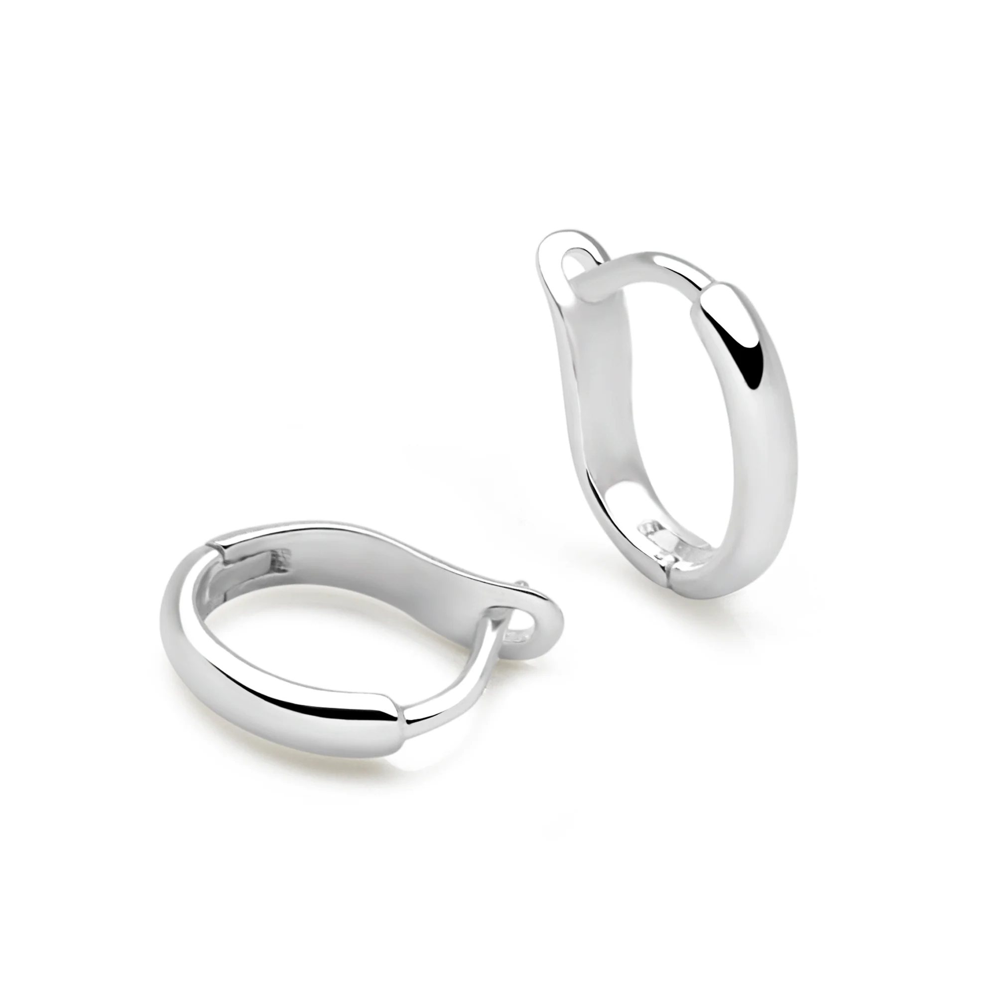 Sleek Huggie Hoops
