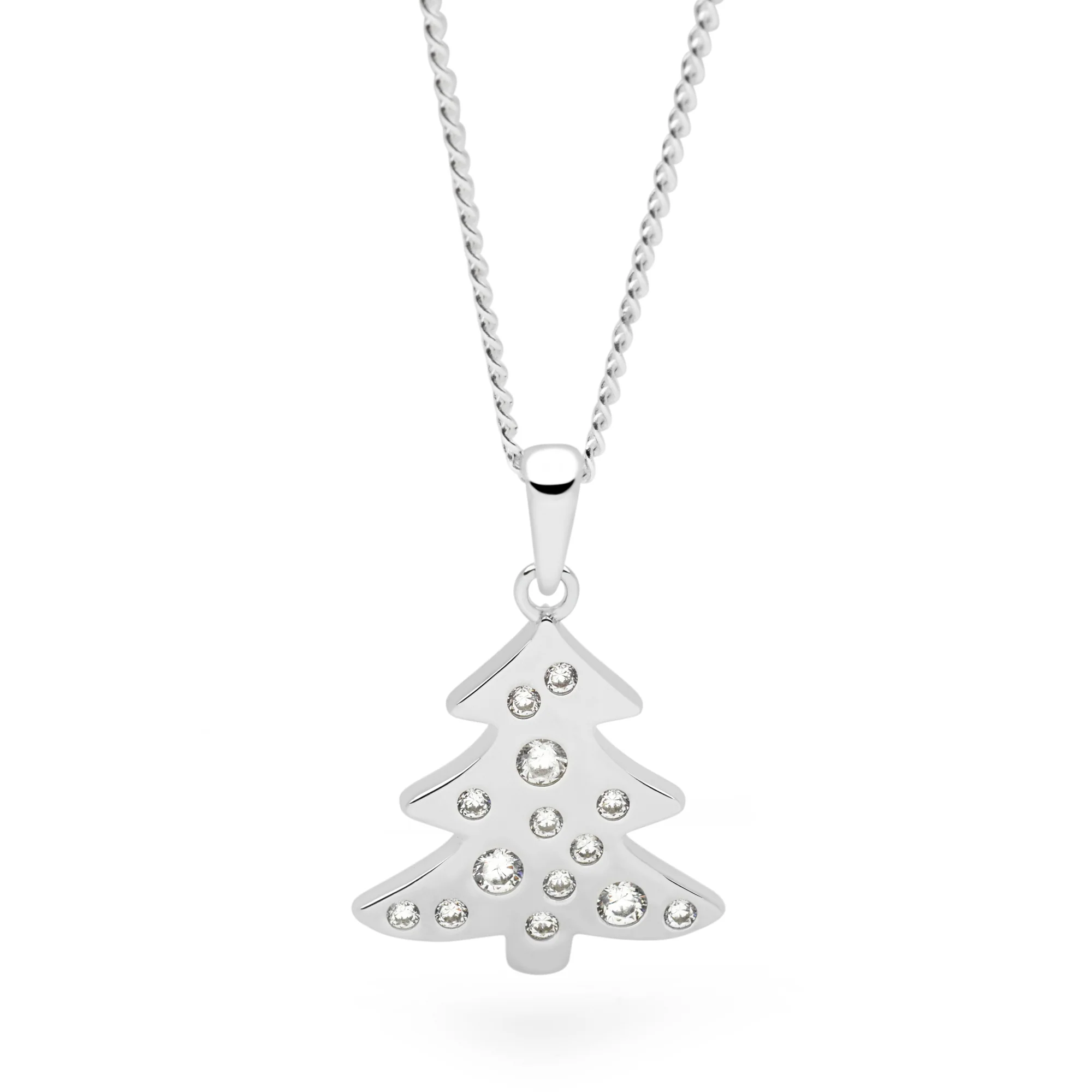 Snowy Christmas Tree Pendant - Image 4