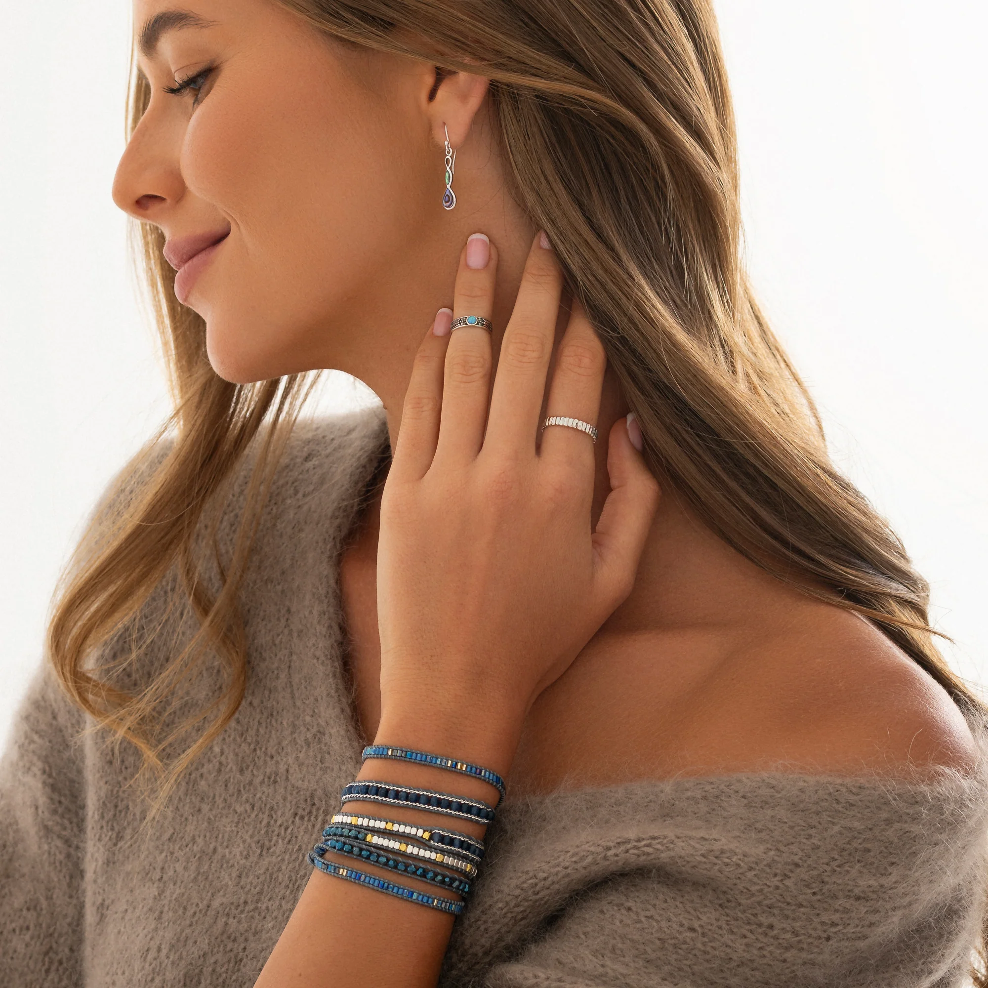 Summer Storm Wrap Bracelet - Image 3