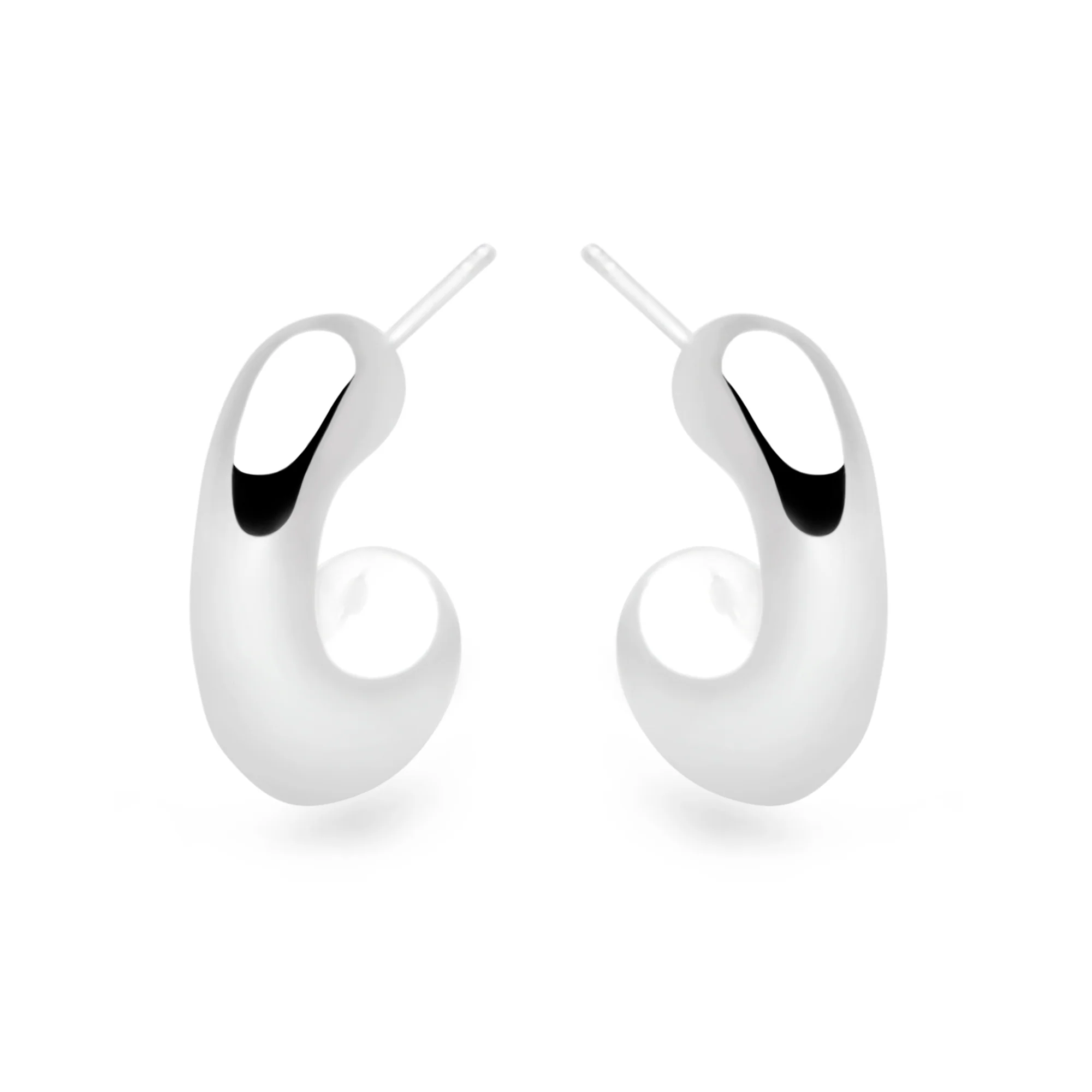 Swept Silver Earrings - Image 4