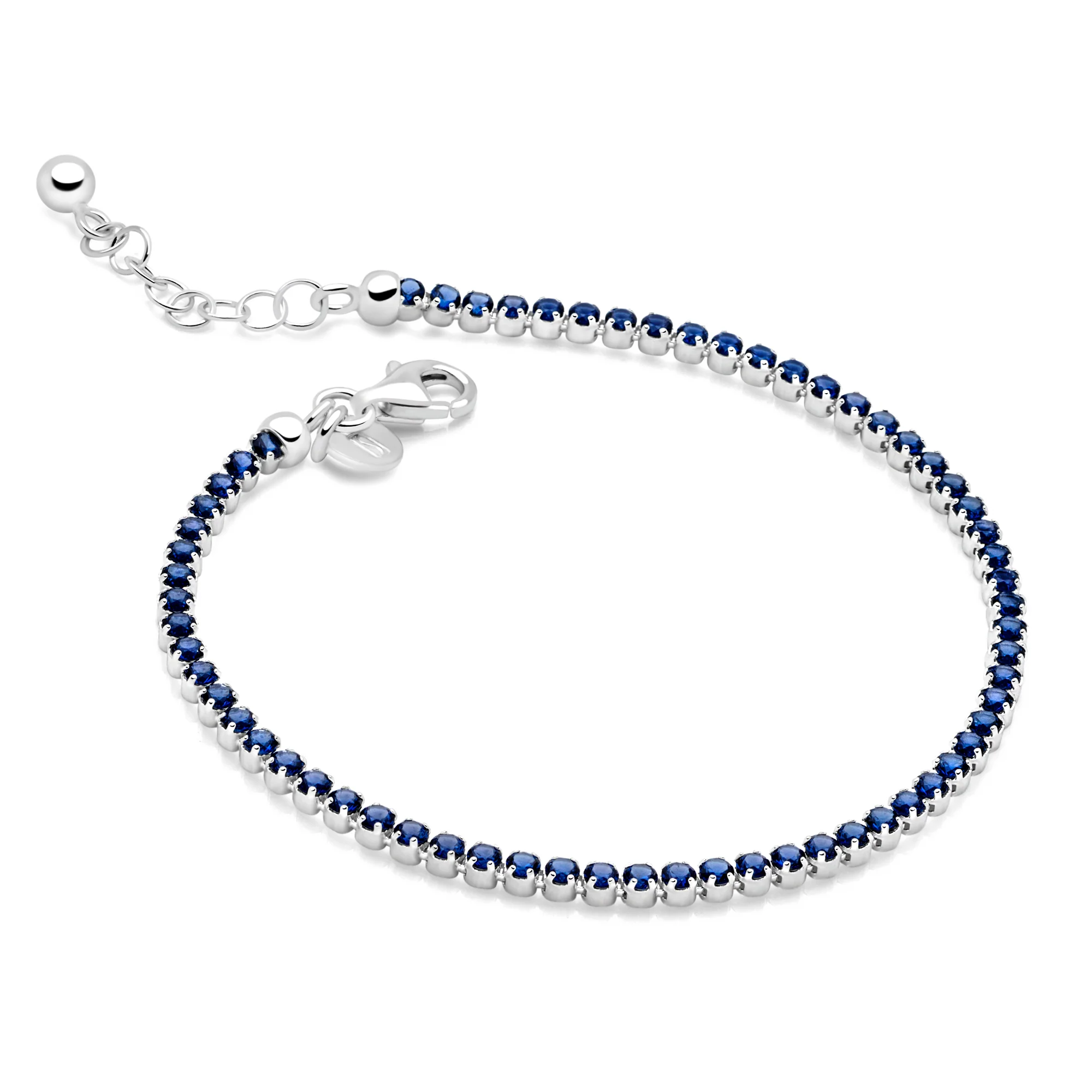 Tennis Bracelet (Sapphire Blue)