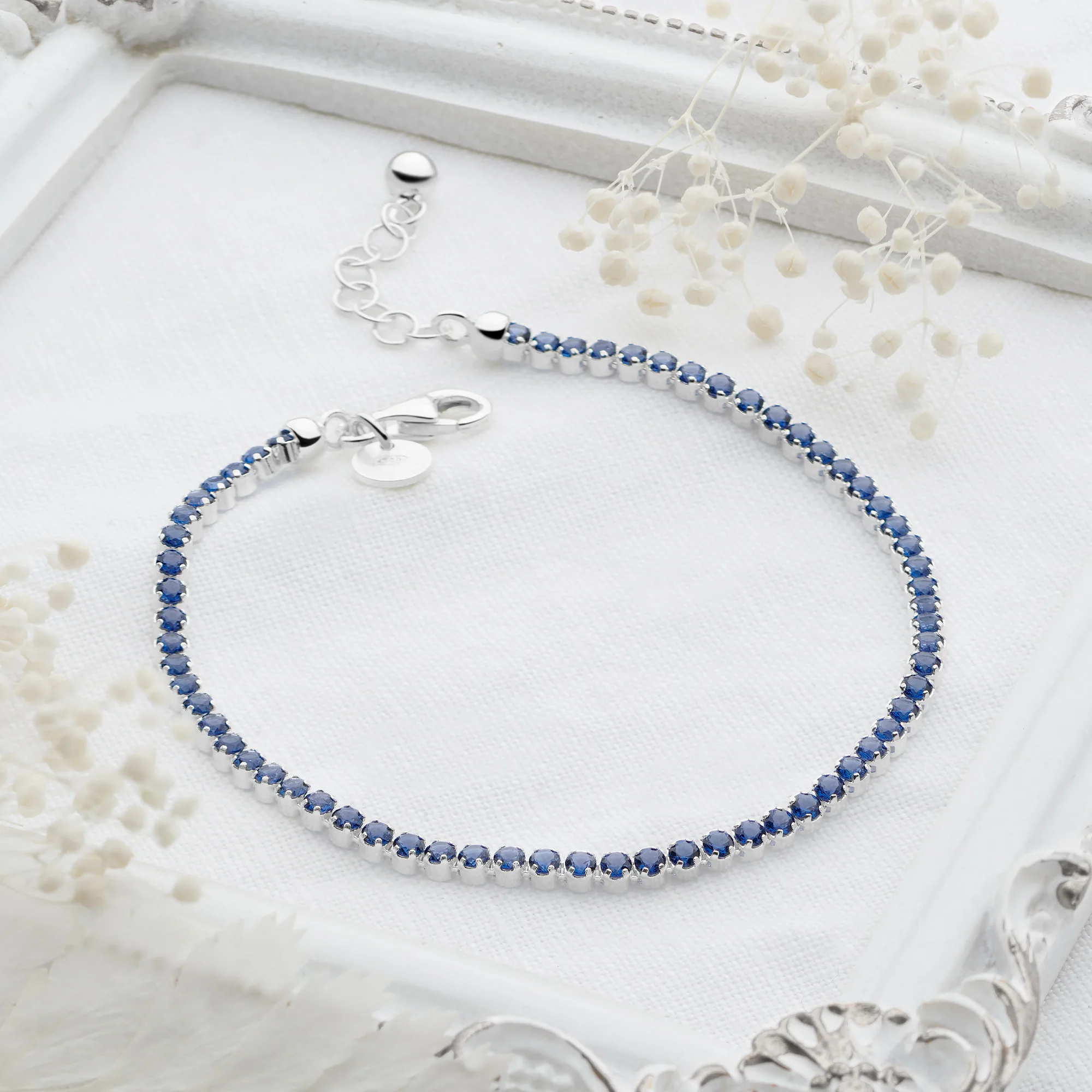 Tennis Bracelet (Sapphire Blue) - Image 2