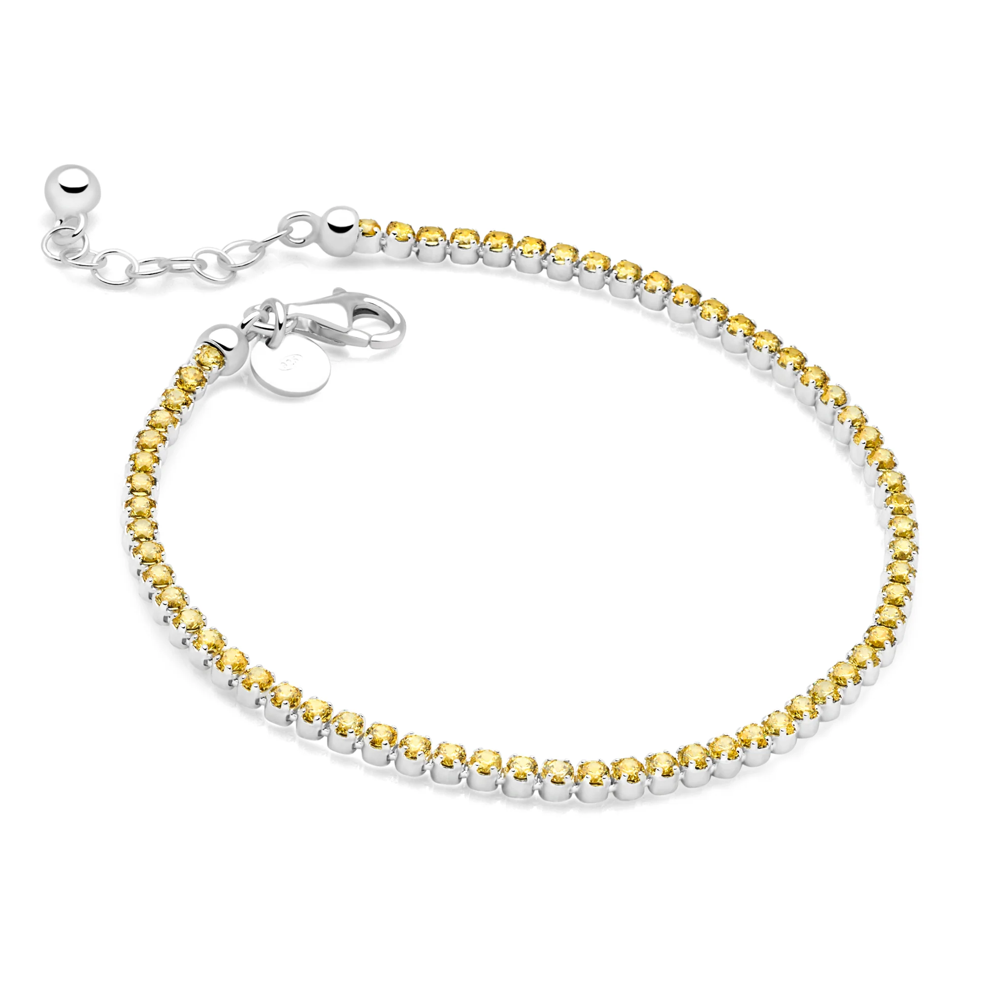 Tennis Bracelet (Yellow)